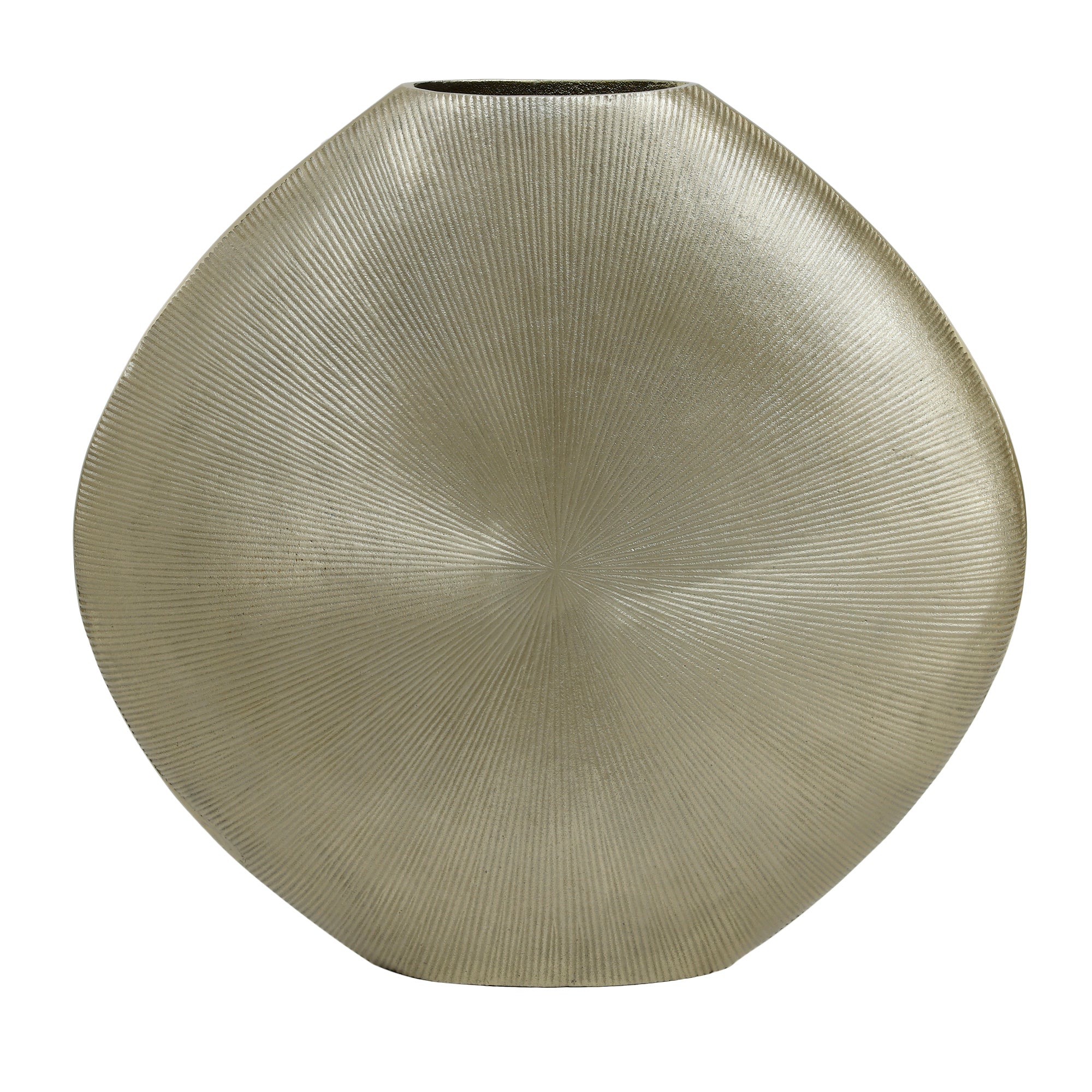Tiro Gold Aluminium Gold Pot Ovaal Stripe Pattern PTMD