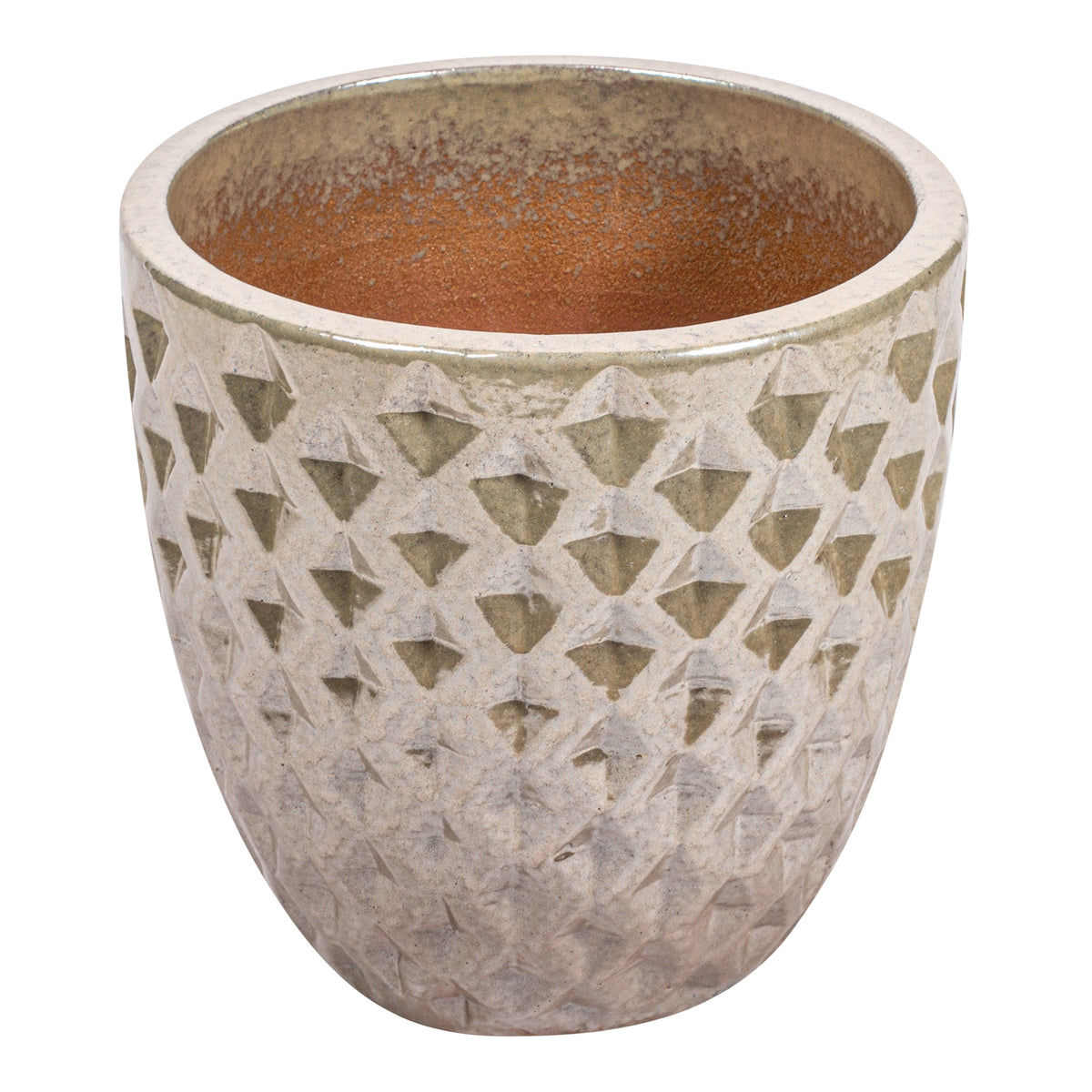 Mindy Pearl Ceramic Bombay Pot Round SV4 PTMD