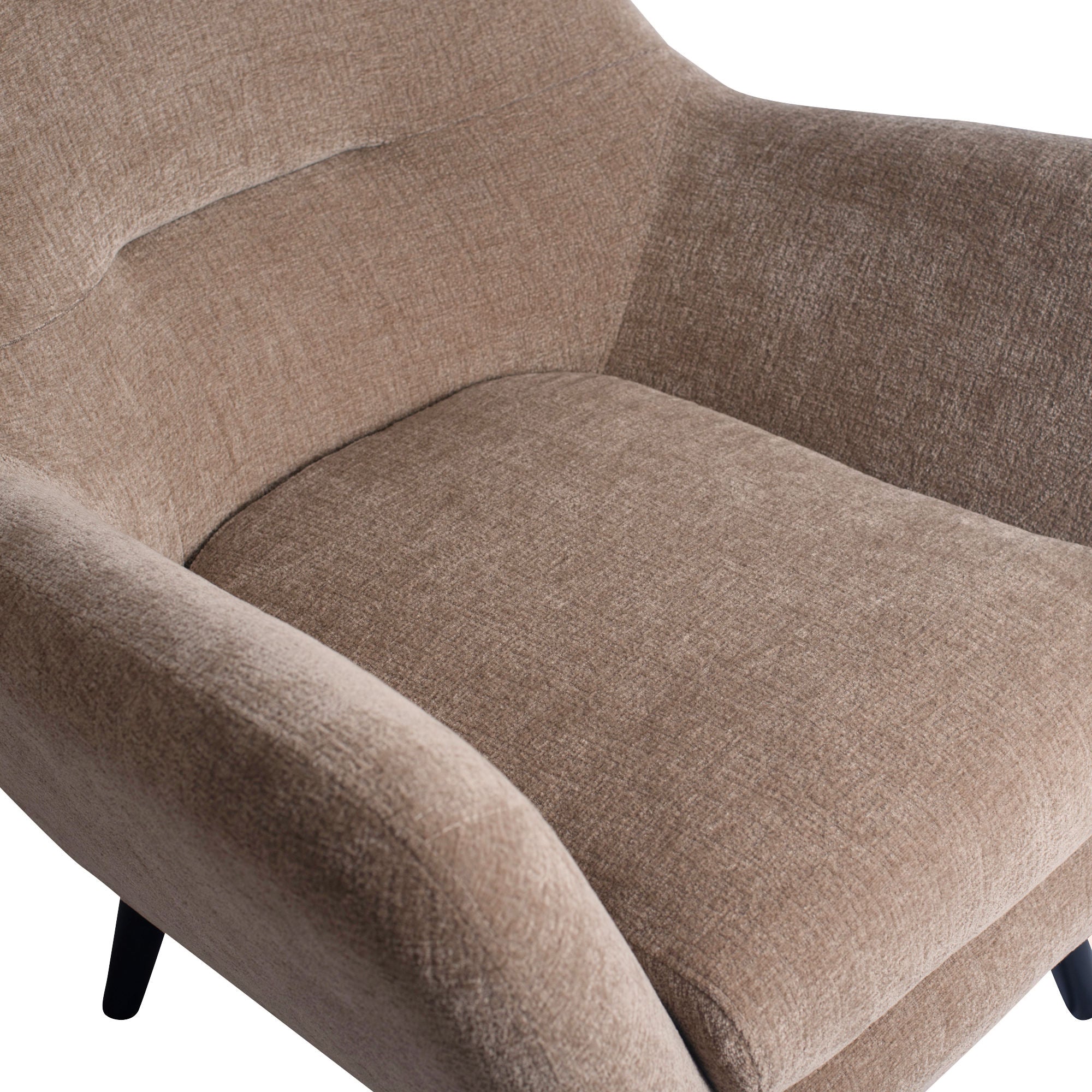 Fauteuil Donny Cream fauteuil black wooden legs PTMD