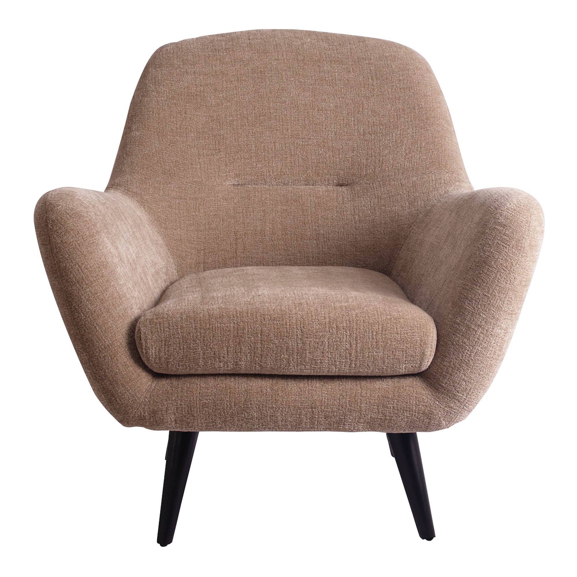Fauteuil Donny Cream fauteuil black wooden legs PTMD