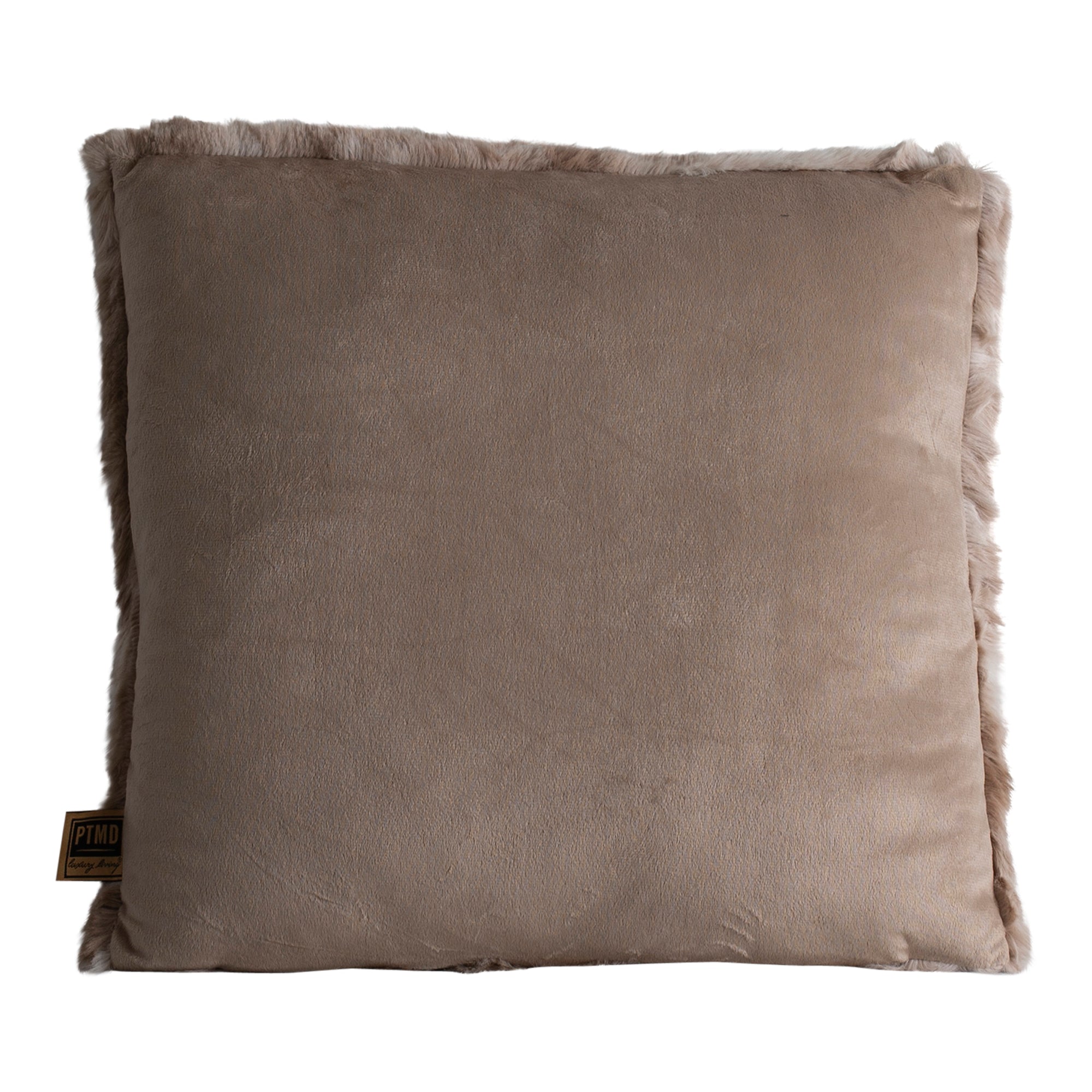 Linde Kussen Beige Fluweel 45x45cm PTMD