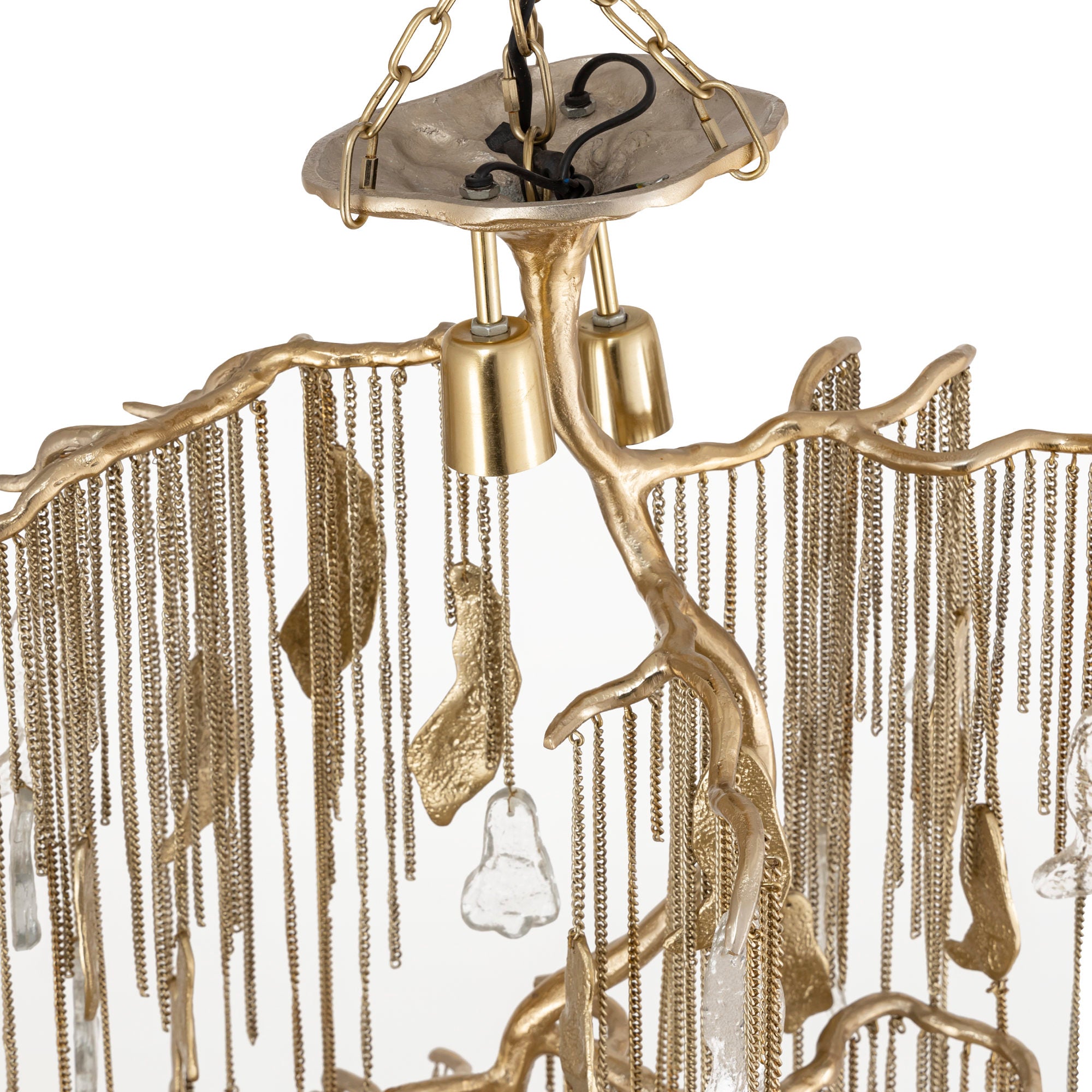 Wilco Brass casted alu hanging lamp chains small PTMD