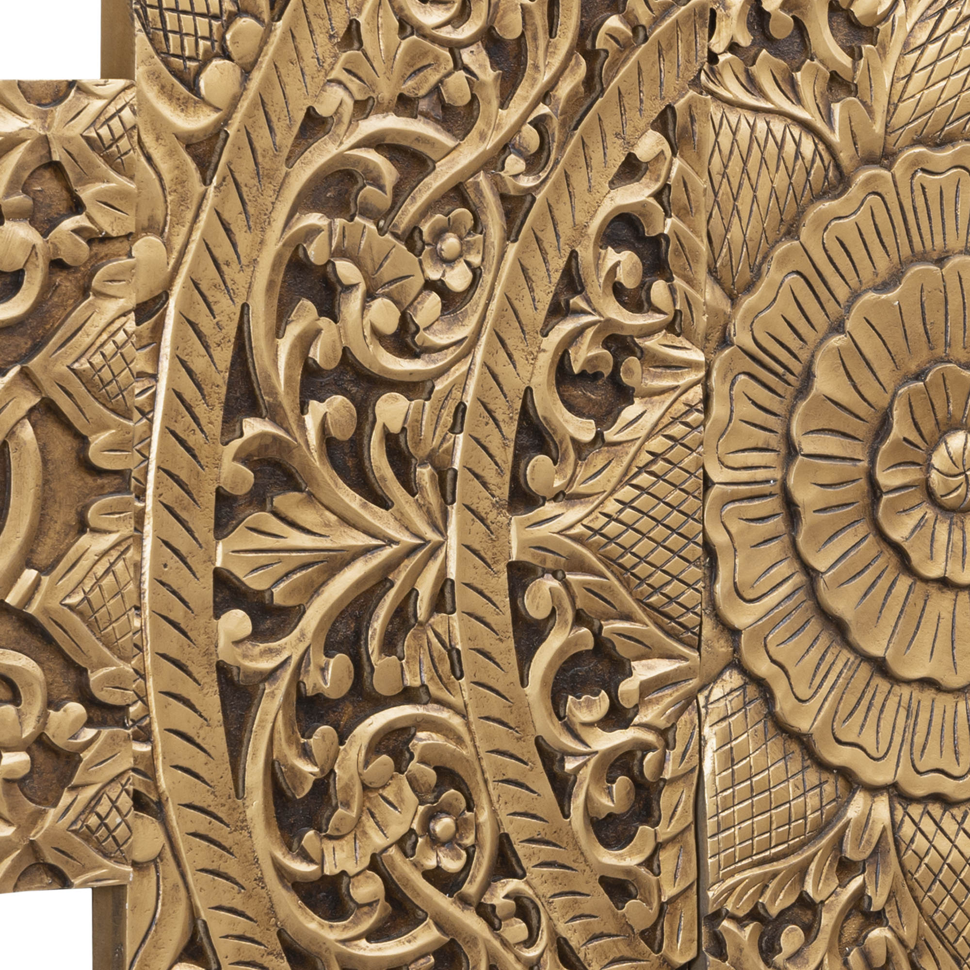 Wandpaneel Sharlene - 180x90cm - MDF - Goud PTMD