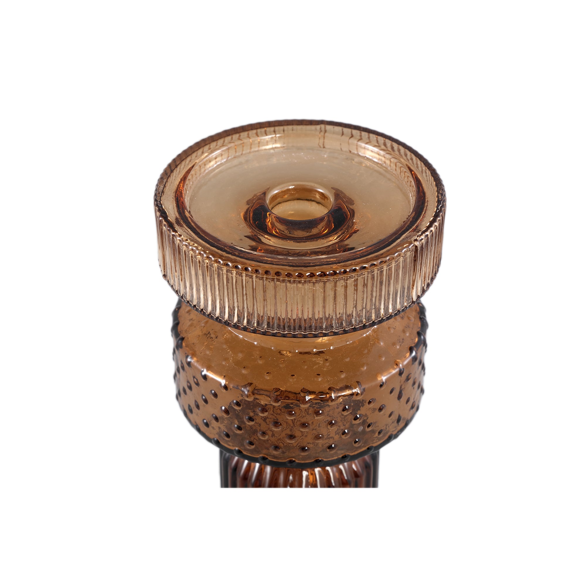 Fadri Grey Glass Candle Holder M PTMD