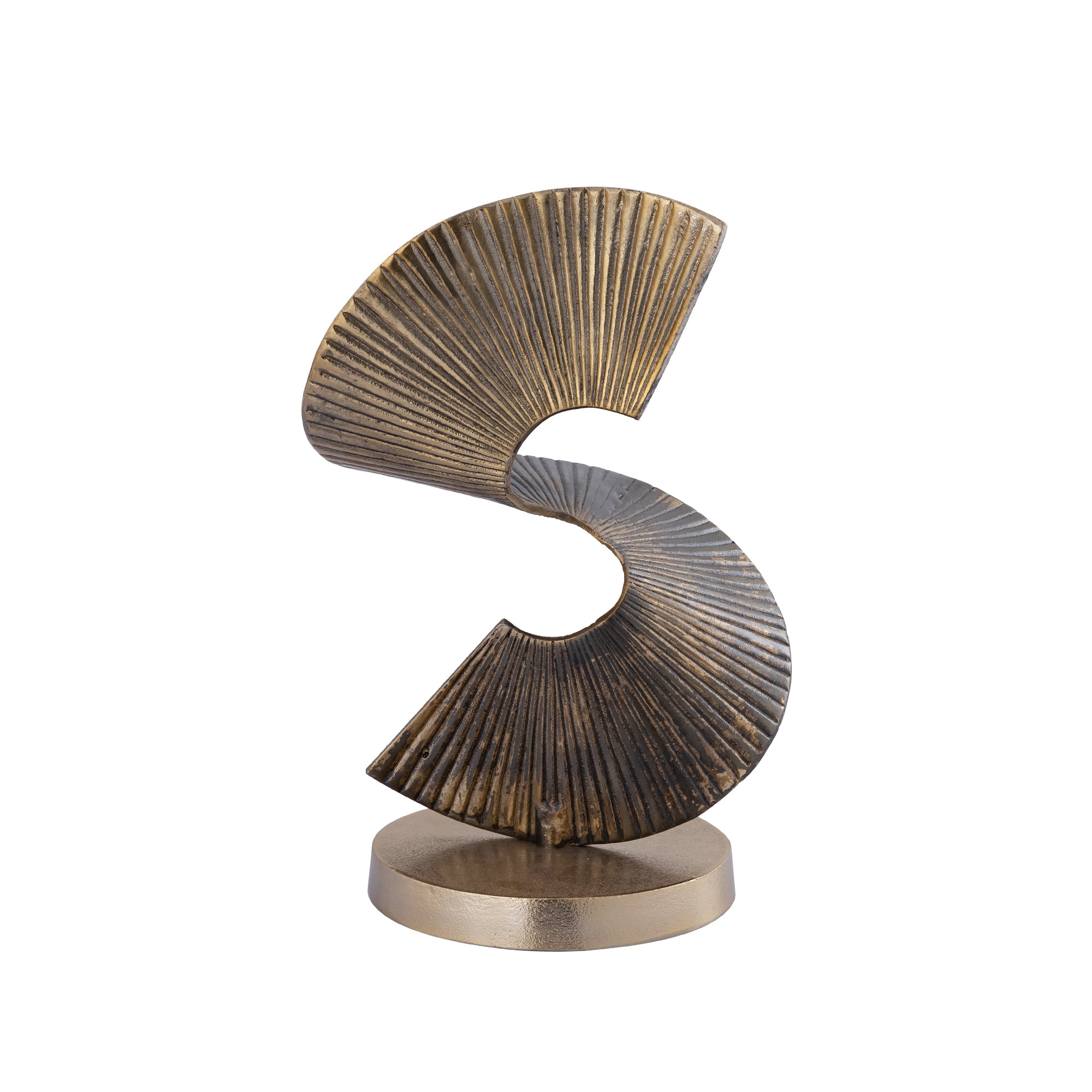 Manoa Decoratief Beeld - 28x22x38 cm - Aluminium - Goud PTMD