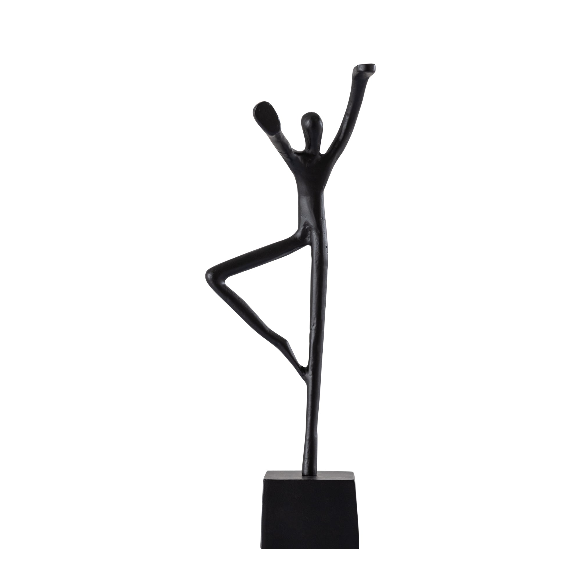 Eagen Black casted alu statue kung fu man PTMD