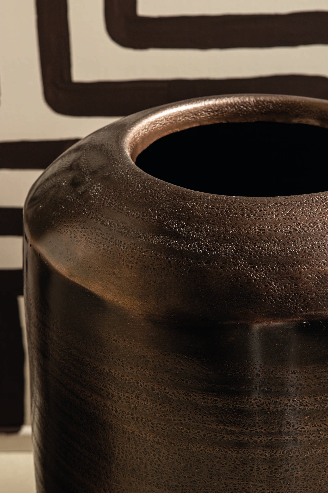 Micheal Copper Alu Sheet Pot High RoundL PTMD