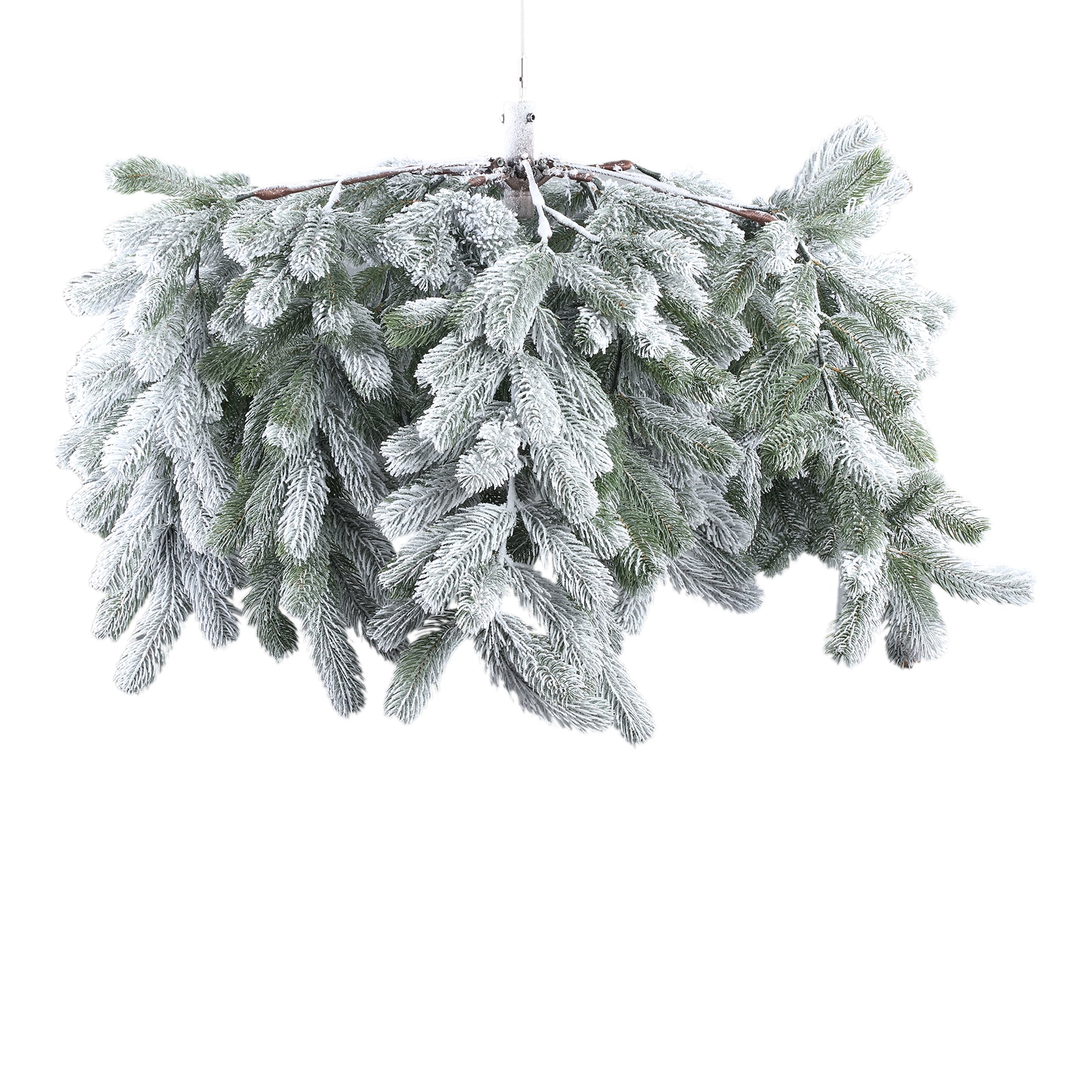 Kersthanger Rosamond - 100x100x50 cm - Pvc - Wit PTMD