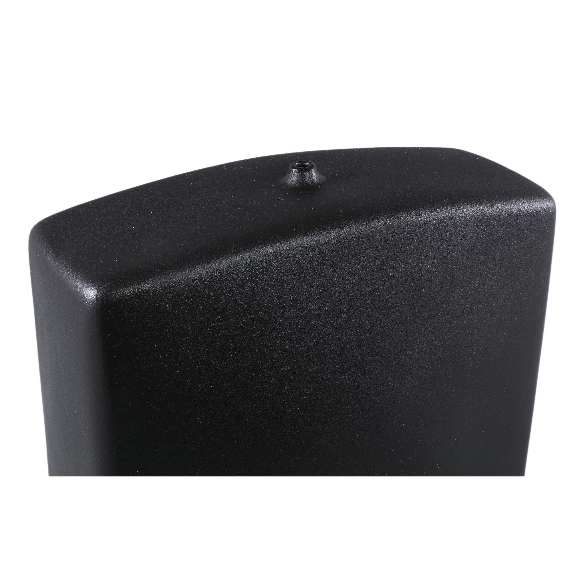 Janettee Black rectangle shaped ceramic bottle S PTMD