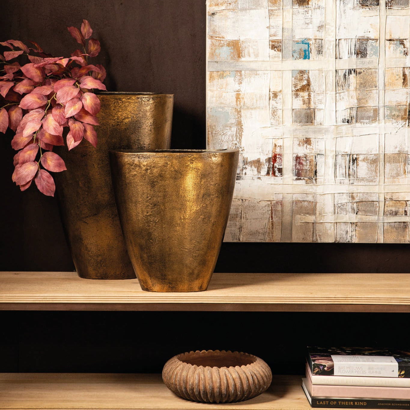 Qasem Brass Oval Casted Alu Pot High PTMD