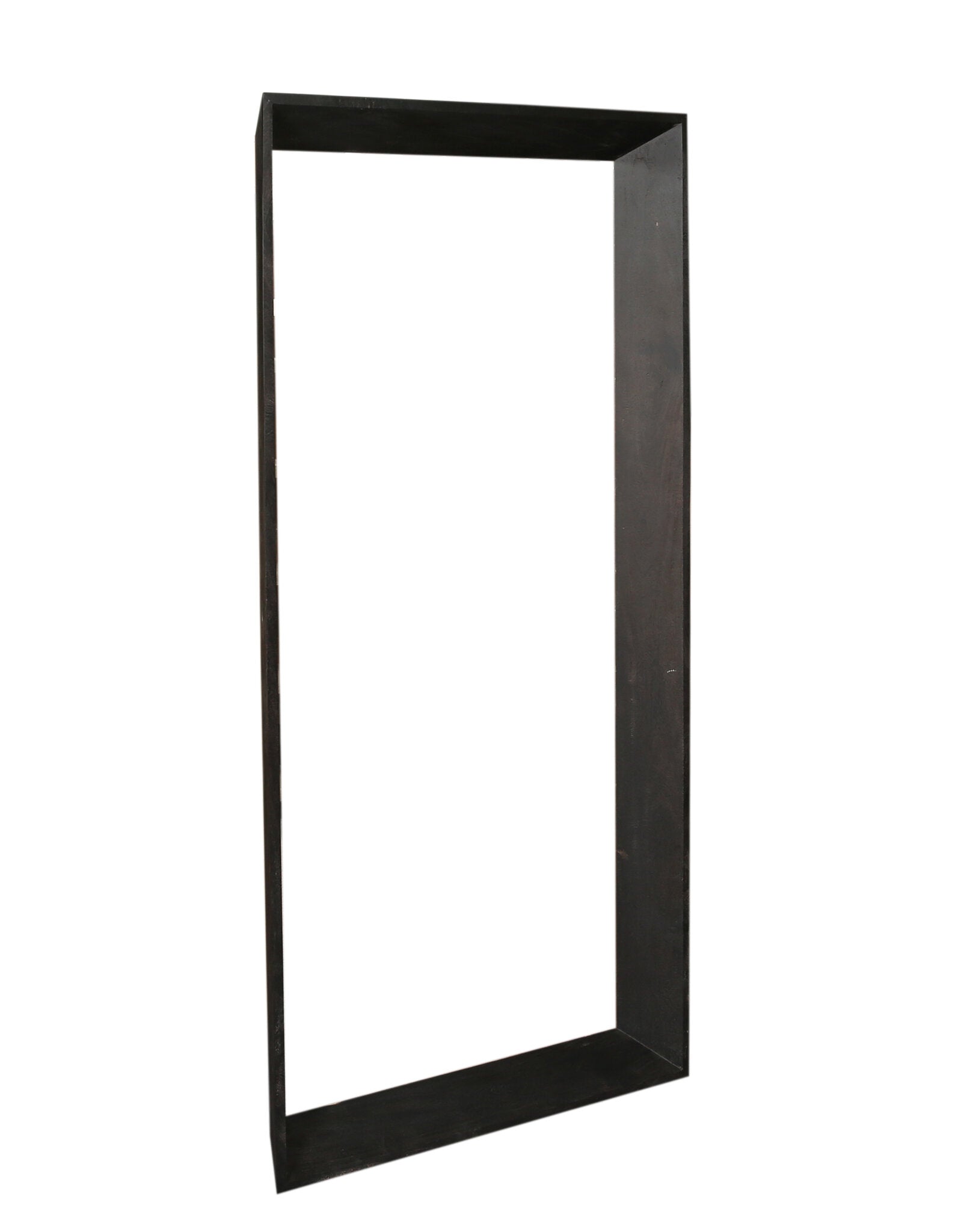 Kyro Black Acacia Wood Rectangle Mirror Large PTMD