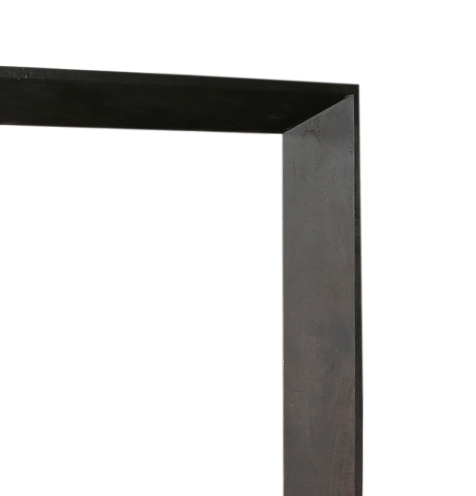 Kyro Black Acacia Wood Rectangle Mirror Large PTMD