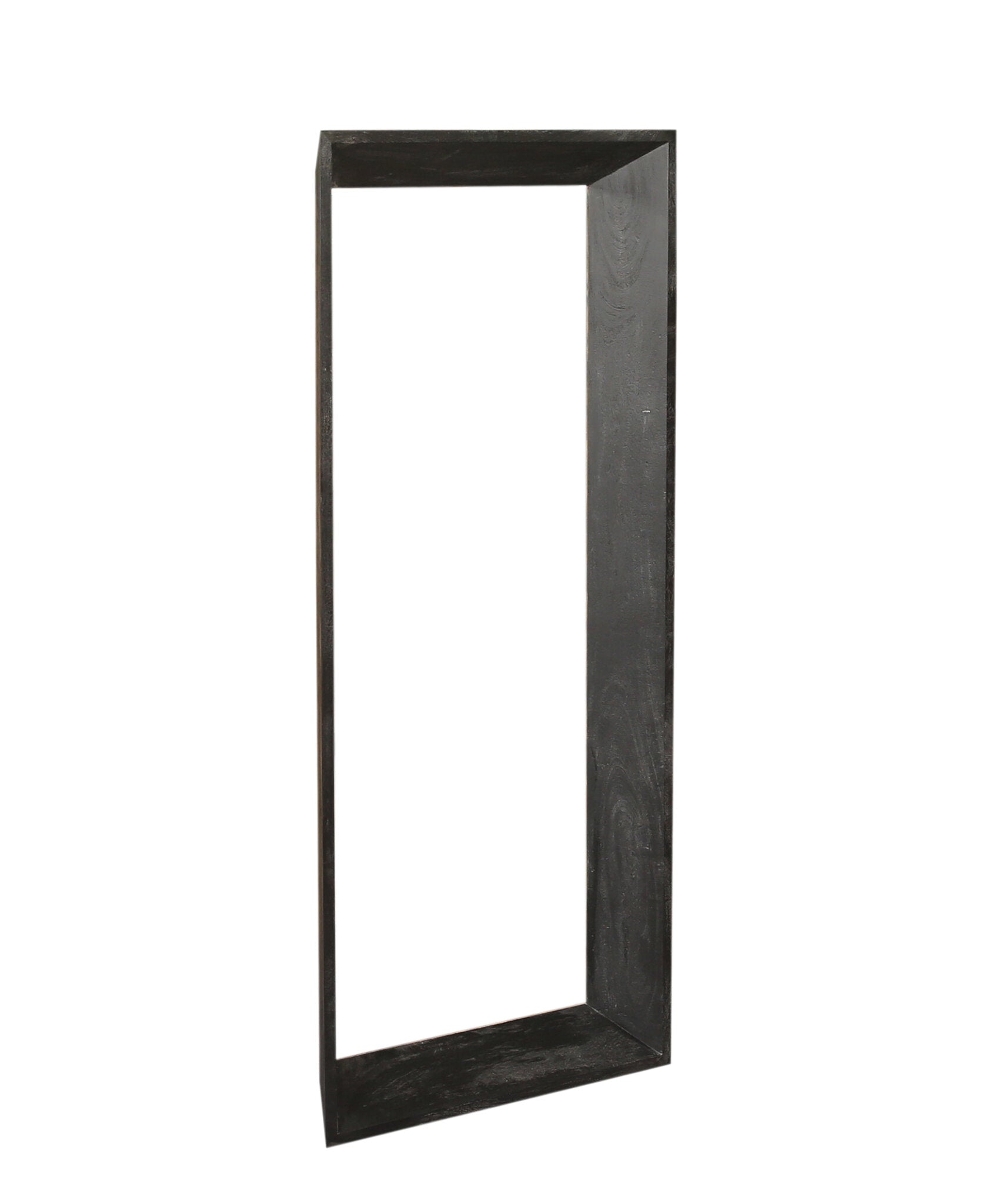 Kyro Black Acacia Wood Rectangle Mirror Small PTMD