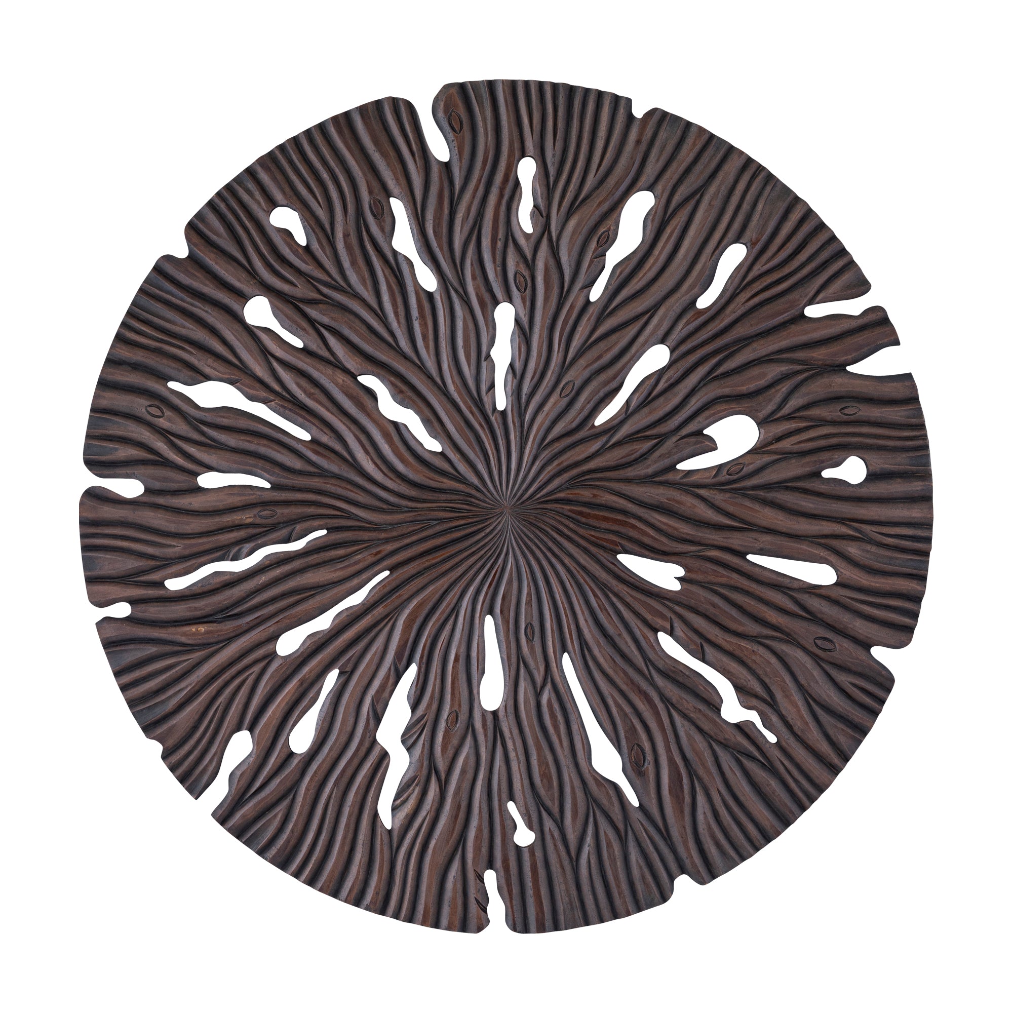 Wandpaneel Bonte L - 120x2x120 cm - MDF - Bruin PTMD