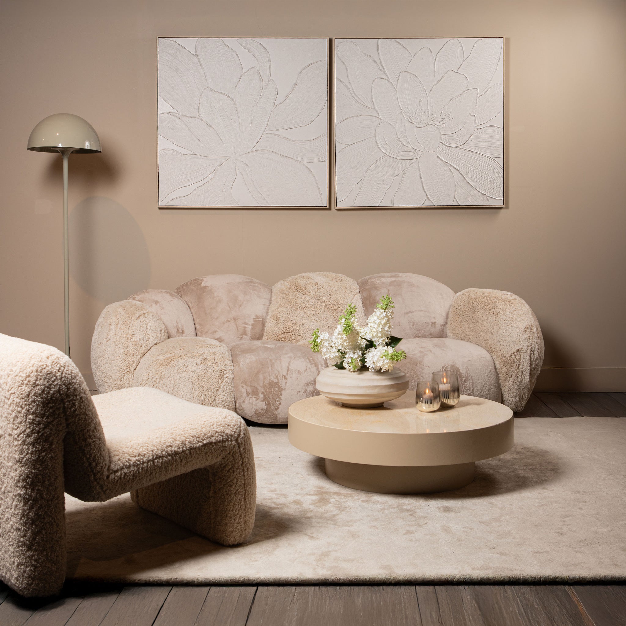 Curvae Sofa Lush Beige PTMD