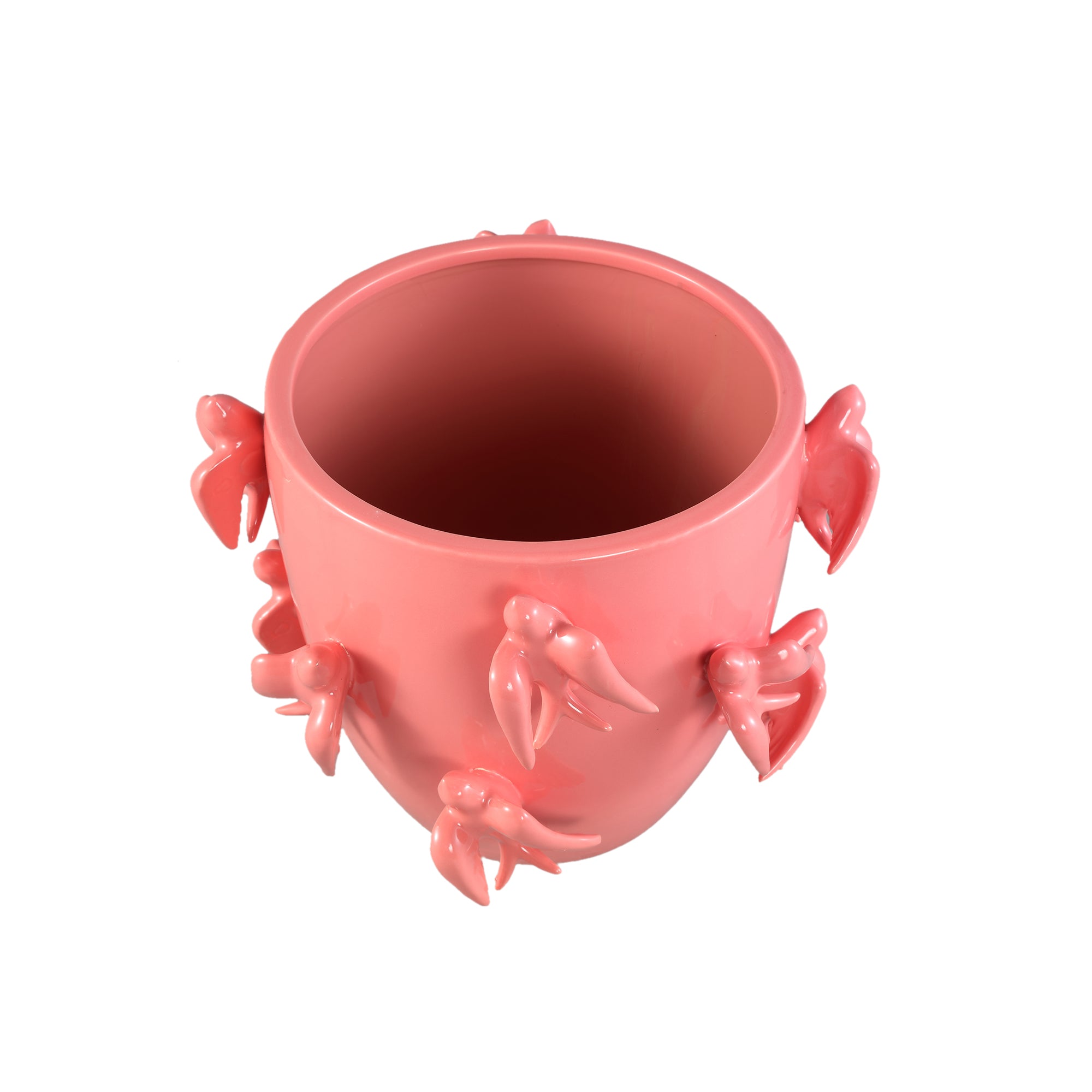 Bloempot Emmelyn - Ø30xH22 cm - Keramiek - Roze PTMD