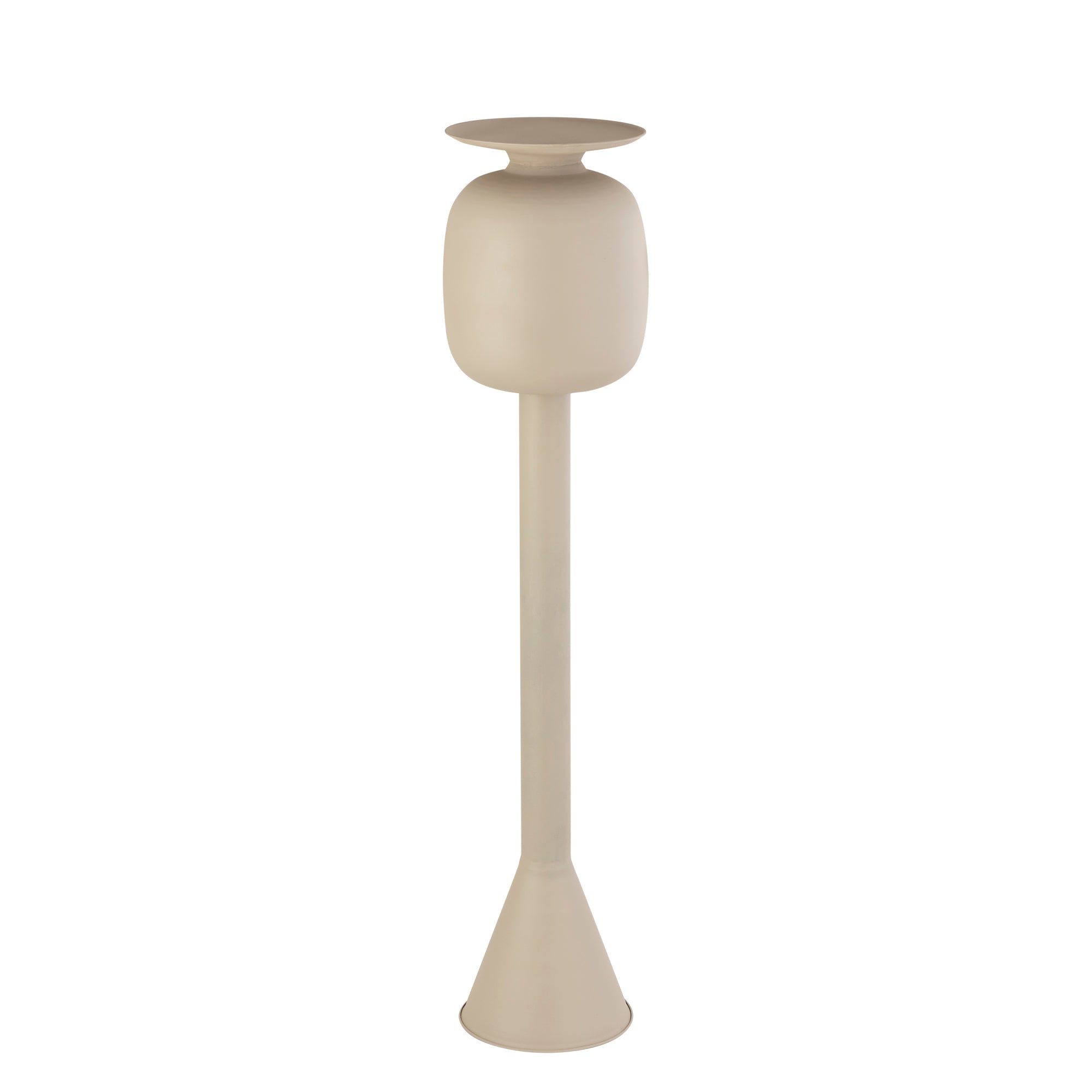 Dainah Cream iron pot op lange voet Large PTMD