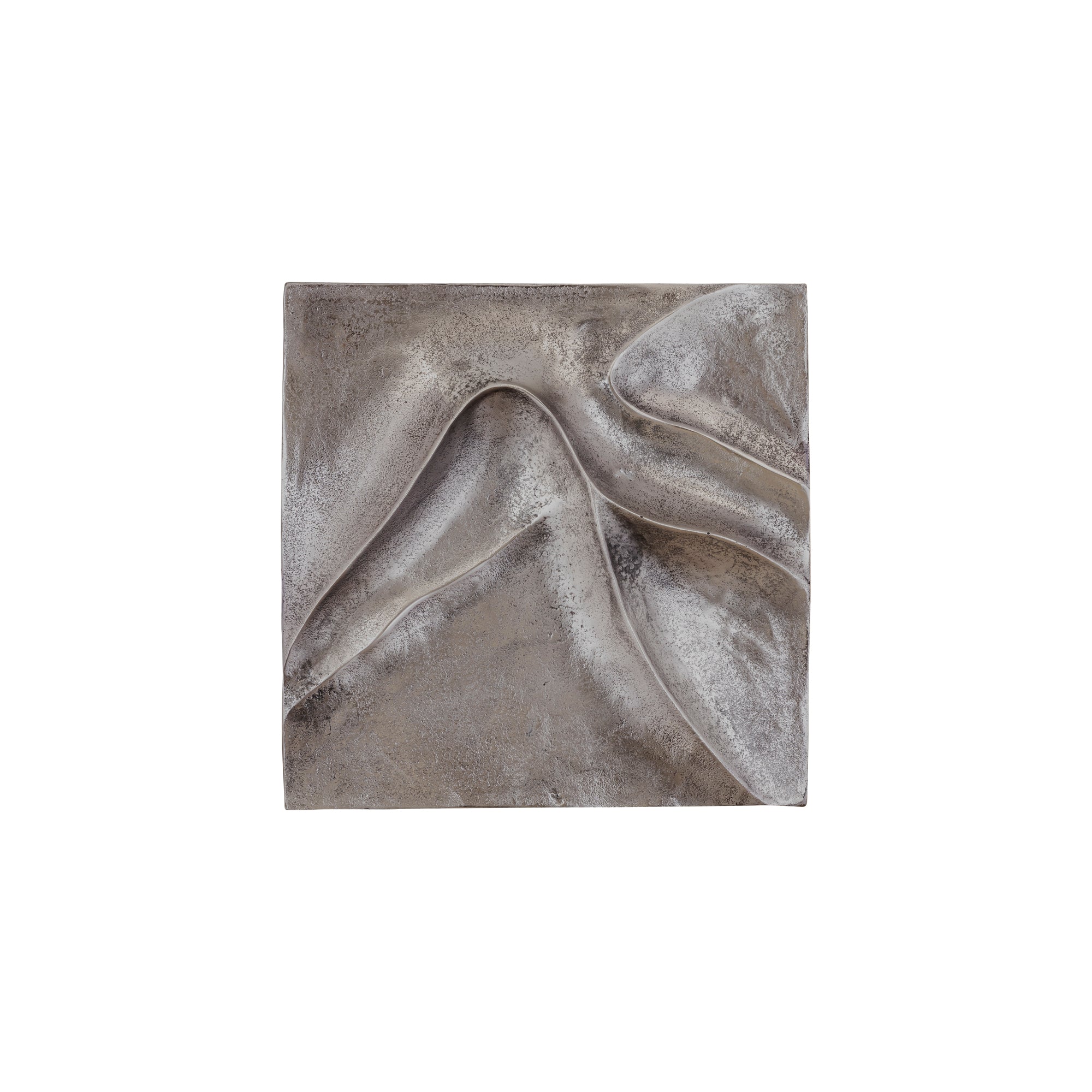 Wandpaneel Gihan S - 42x5x42 cm - Aluminium - Zilver PTMD