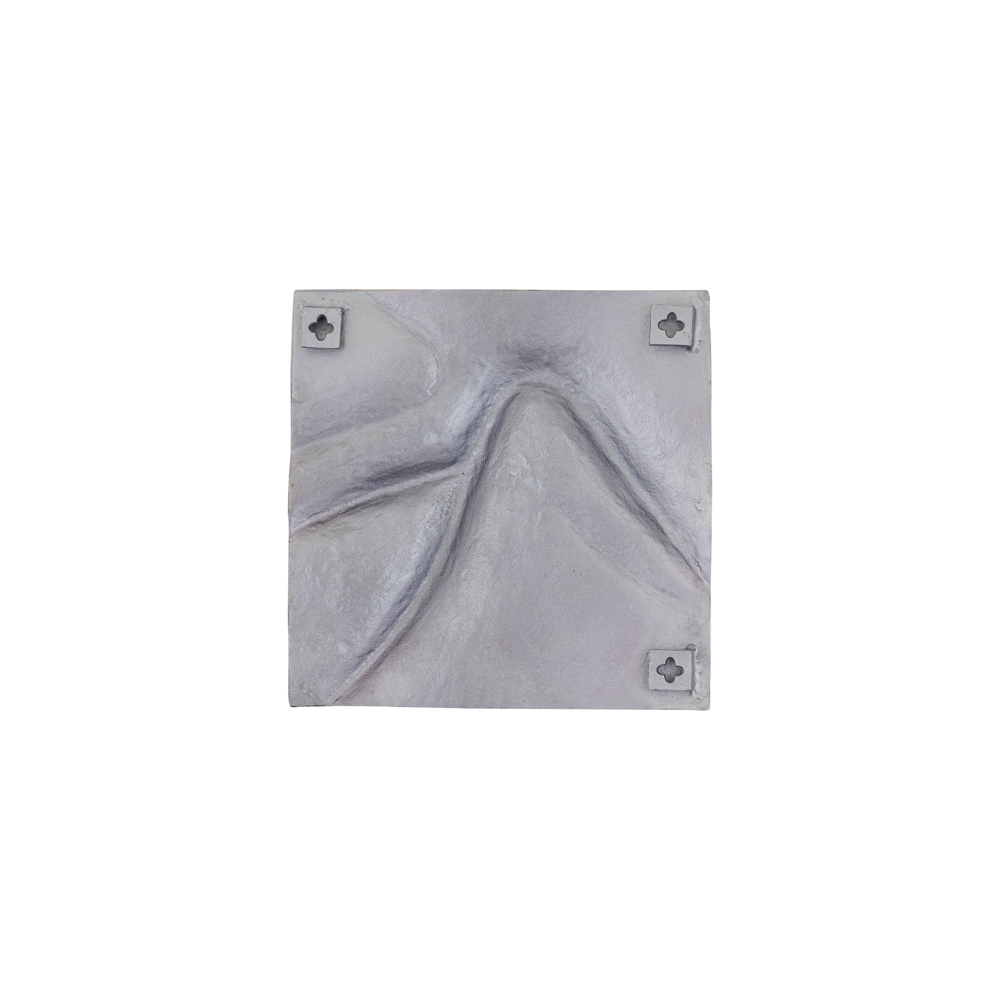 Wandpaneel Gihan S - 42x5x42 cm - Aluminium - Zilver PTMD