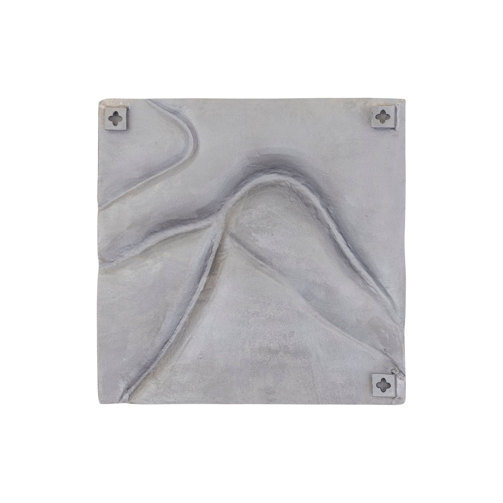 Wandpaneel Gihan M - 55x5x55 cm - Aluminium - Zilver PTMD