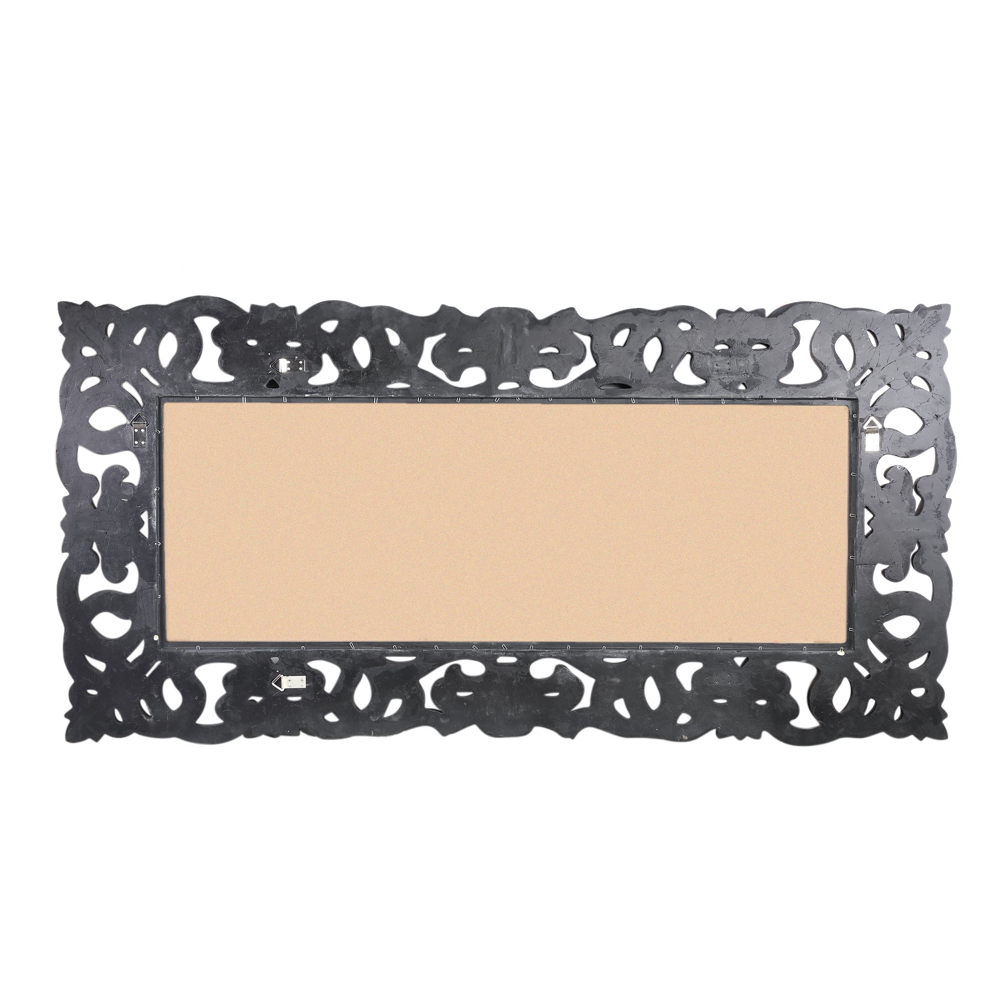 Morrigan Black Poly Classical Mirror Rectangle PTMD
