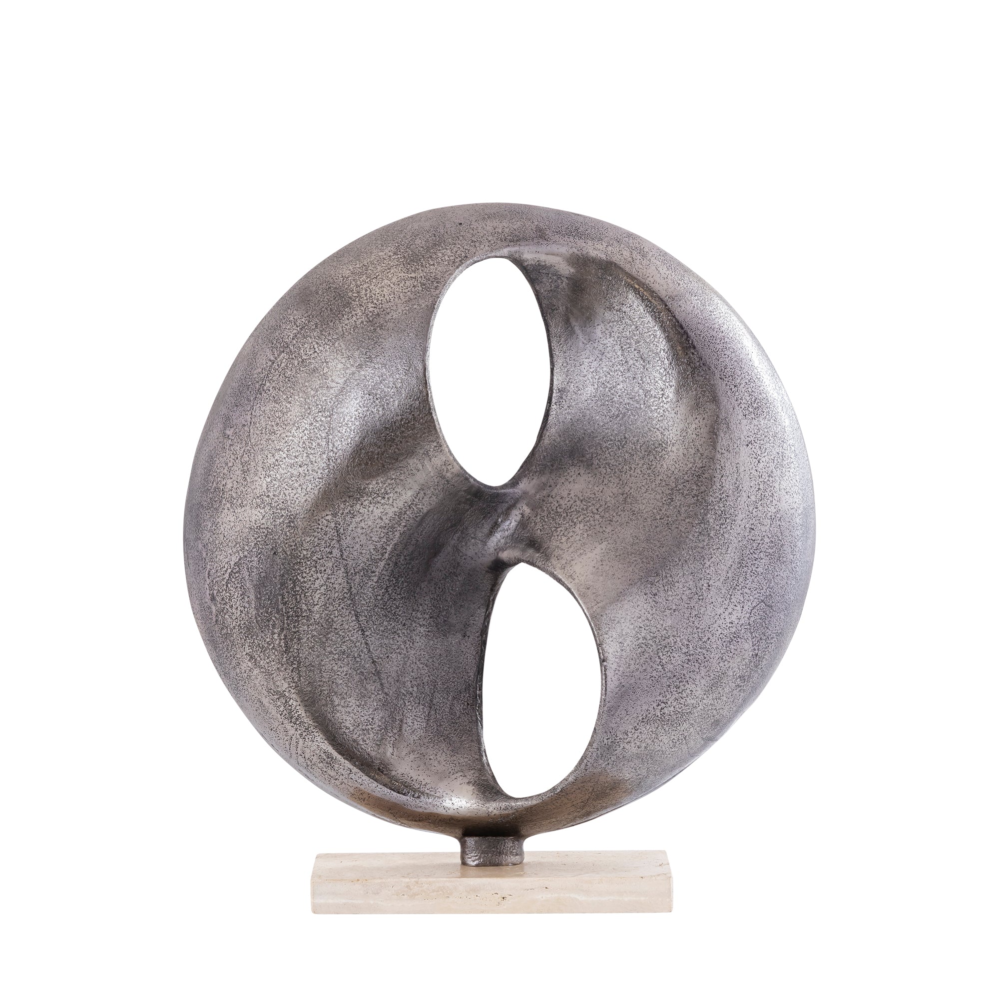 Deco Object Deuie - 45x10x50 cm - Aluminium - Zilver PTMD