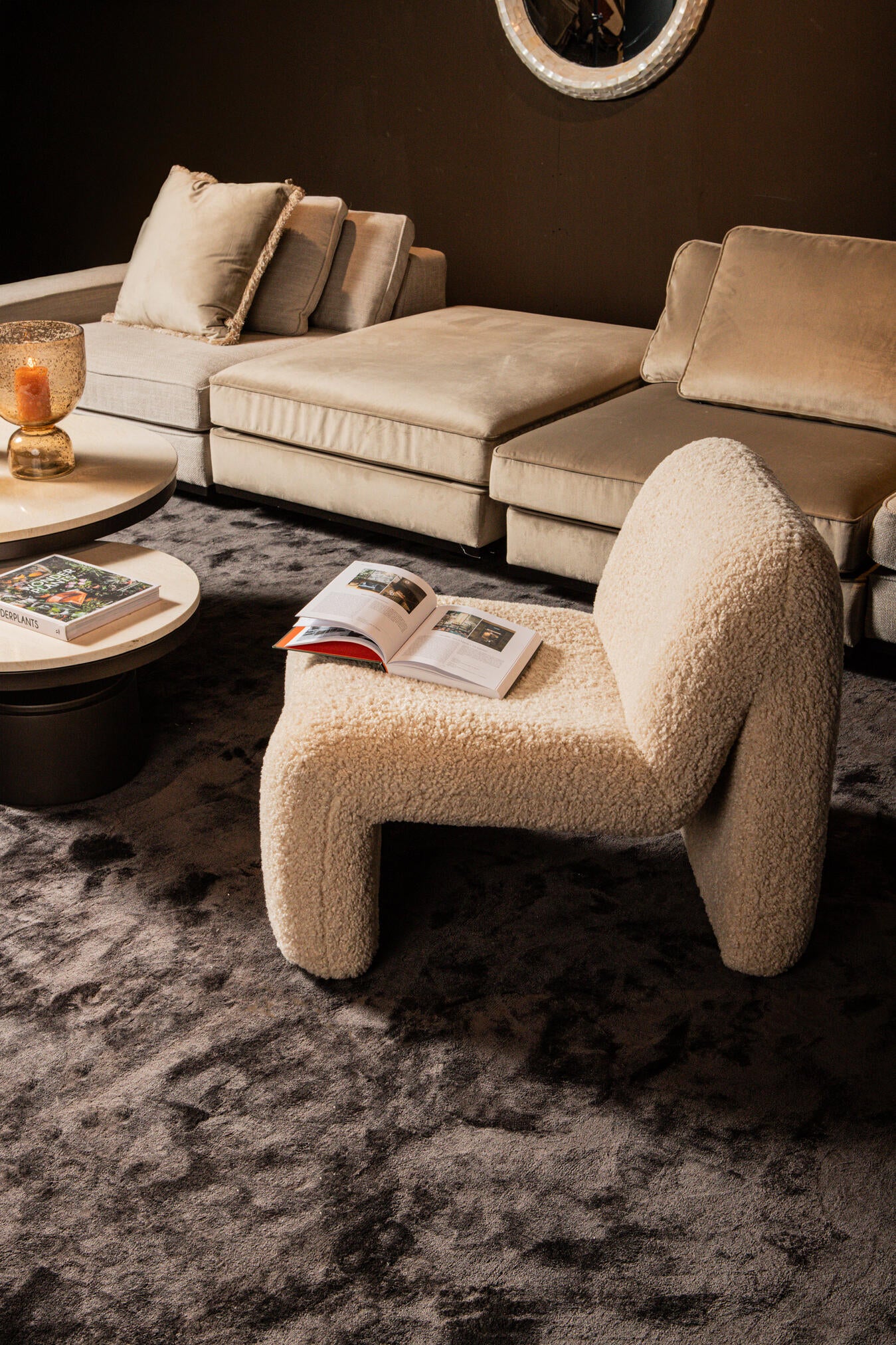 Oslo Luxe Fauteuil Teddy Beige PTMD