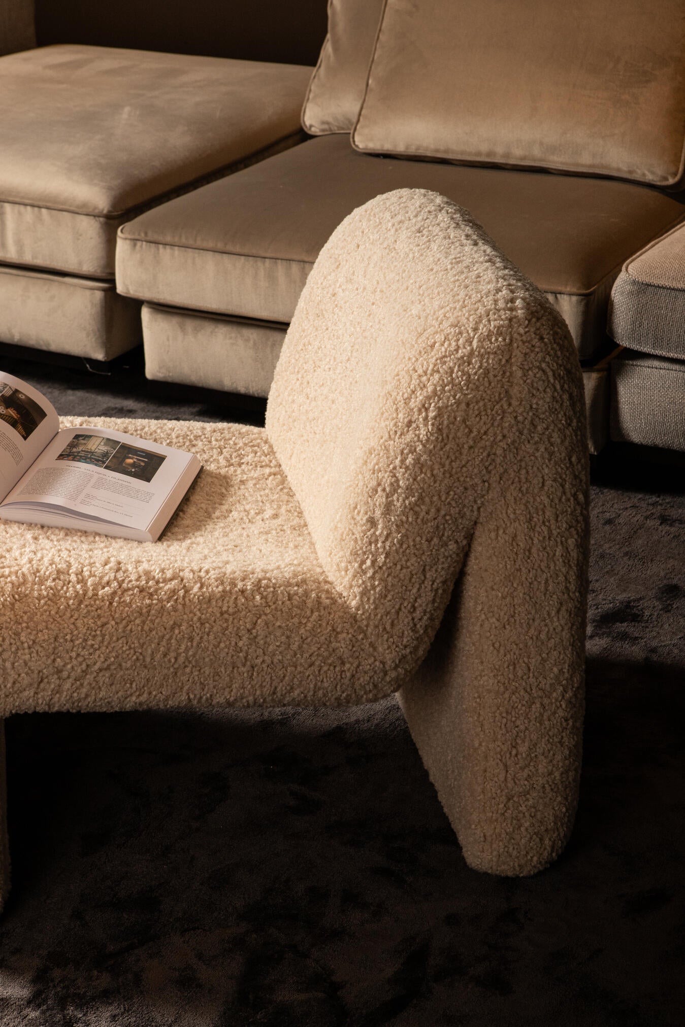 Oslo Luxe Fauteuil Teddy Beige PTMD