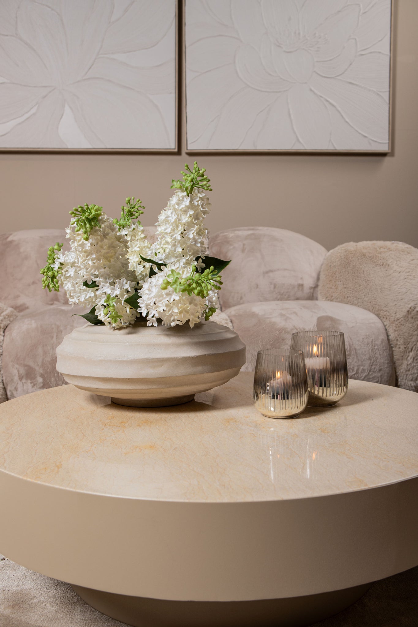 Salontafel Corfu Beige Marmer PTMD