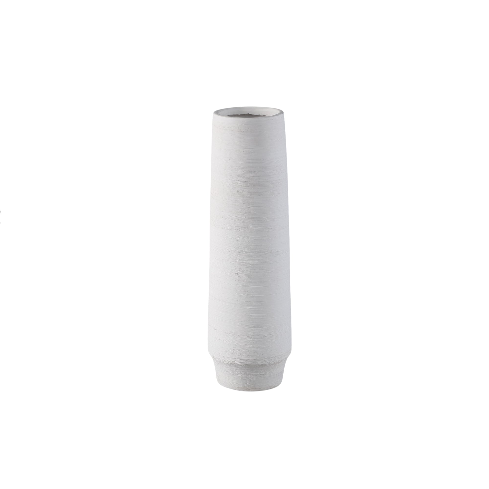Zonna White matt ceramic high vase S PTMD
