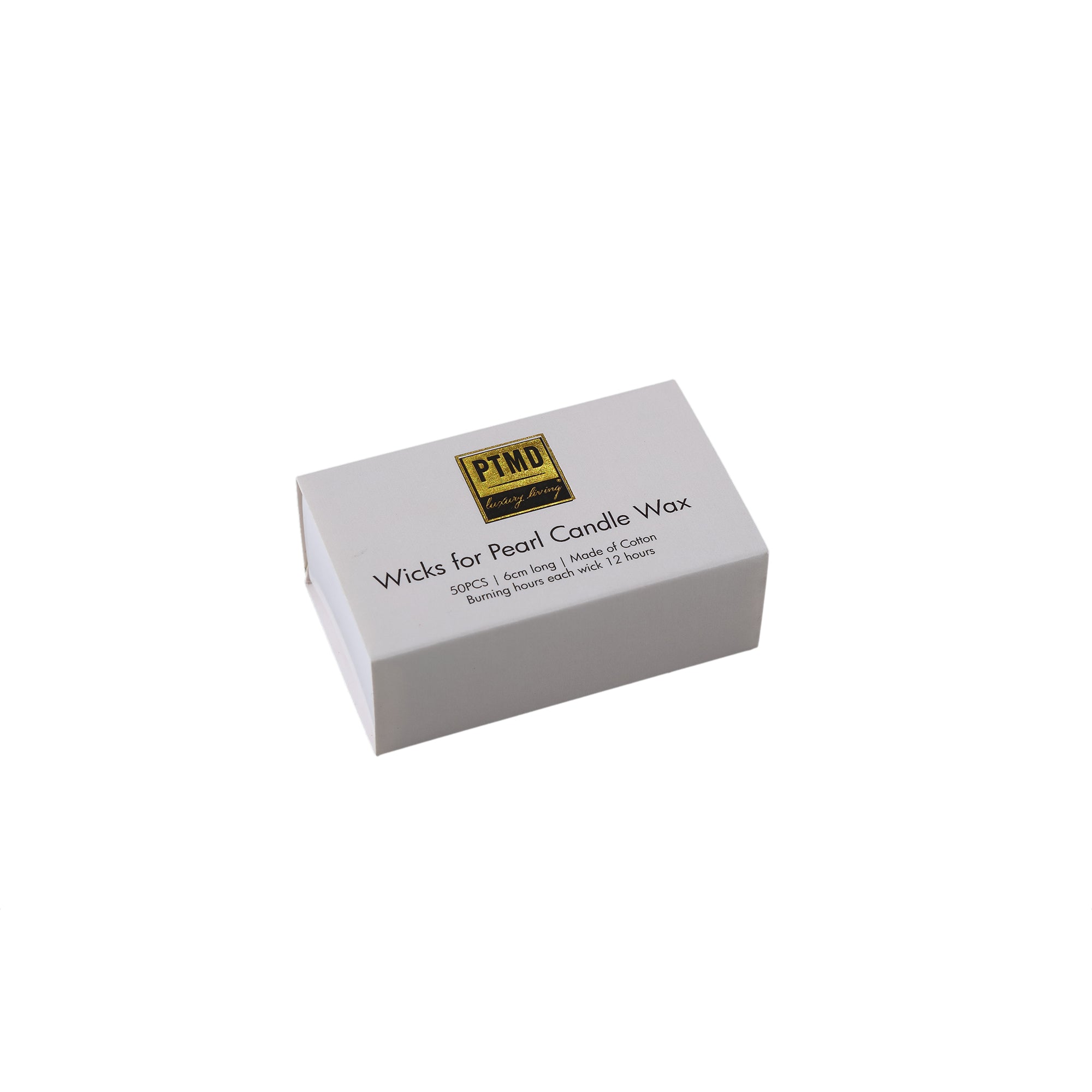 Pearl Candle Wax Wick Box 50 stuks 6cm lang PTMD