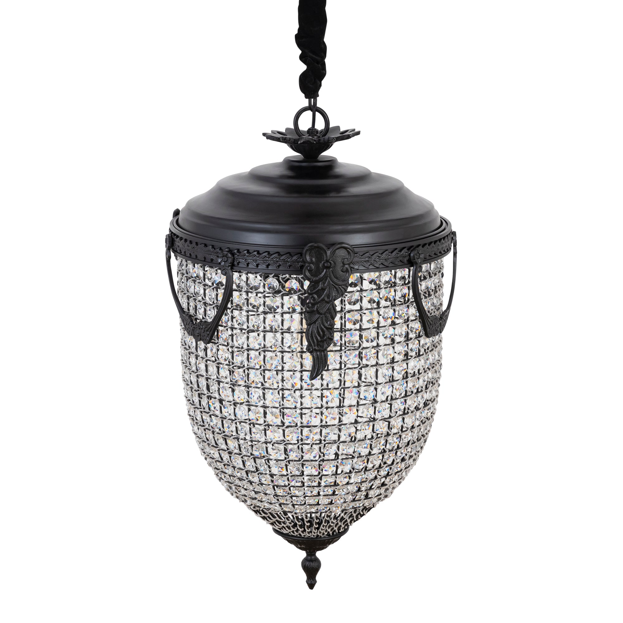 Lidde Crystal Oval Chandelier Lamp Classic L 46x46x82cm PTMD