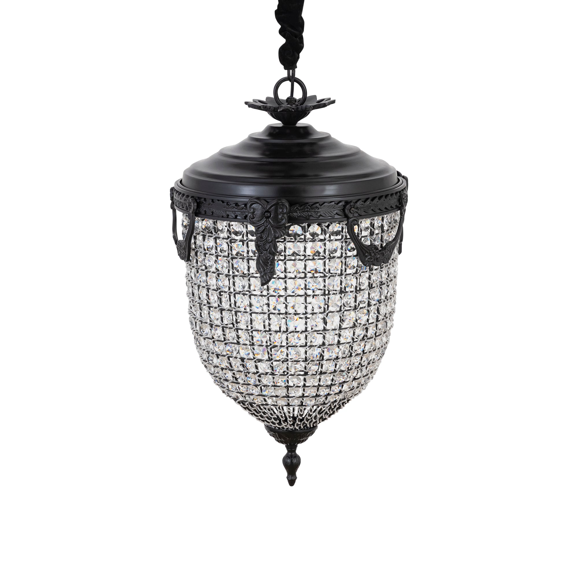 Lidde Crystal Oval Chandelier Lamp Classic S 37x37x70cm PTMD