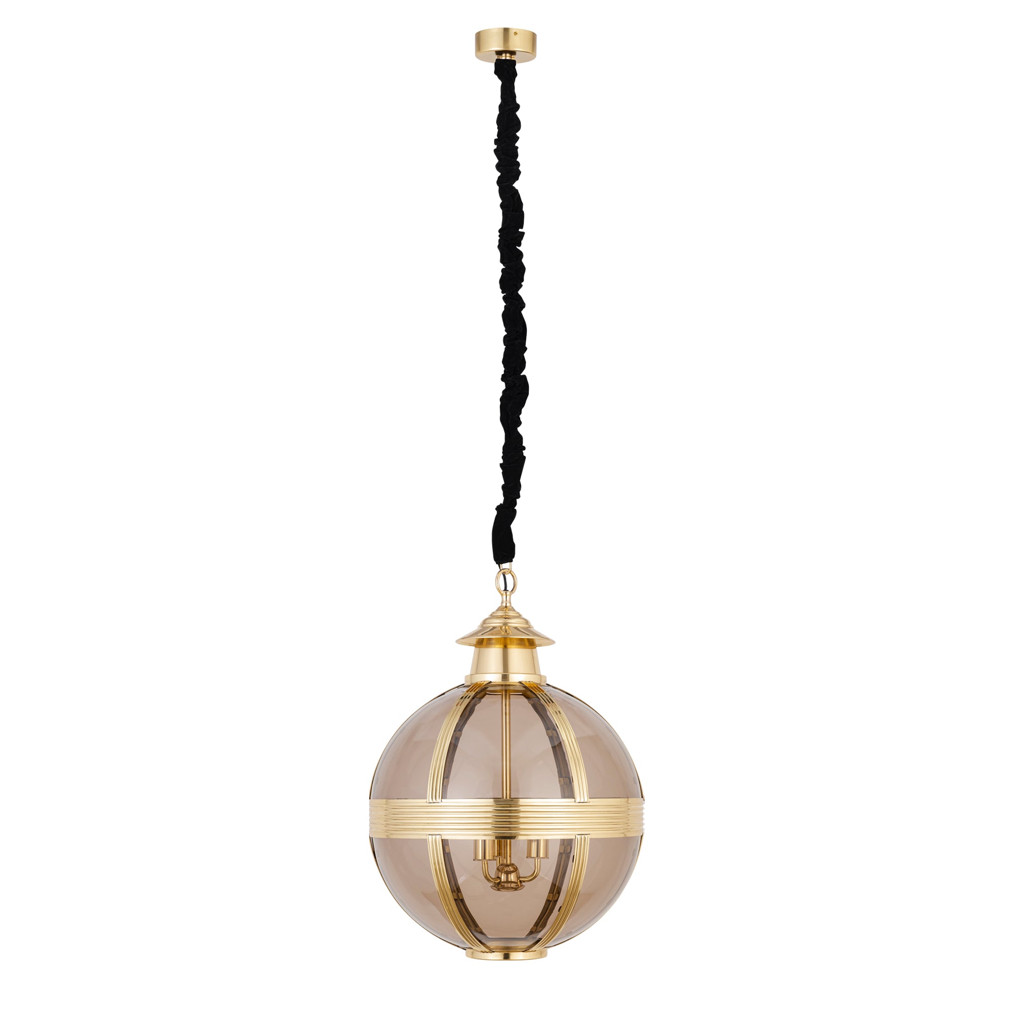 Hanglamp Mikk Medium - Ø56x76 cm - Glas - Messing PTMD
