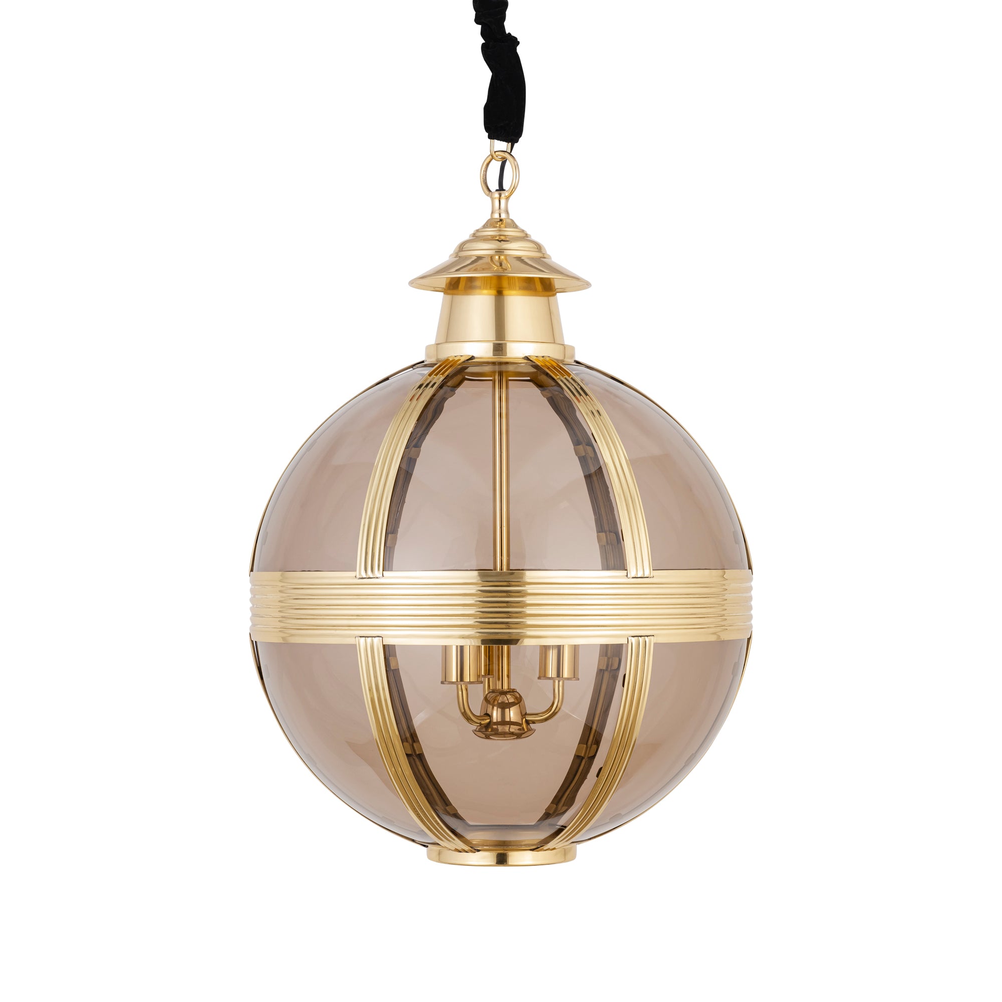 Hanglamp Mikk Medium - Ø56x76 cm - Glas - Messing PTMD