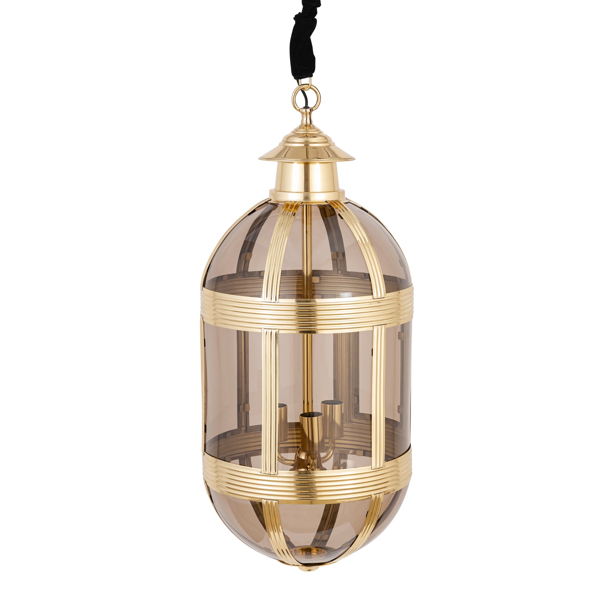 Hanglamp Mikk Large - Ø39x93 cm - Glas - Messing PTMD