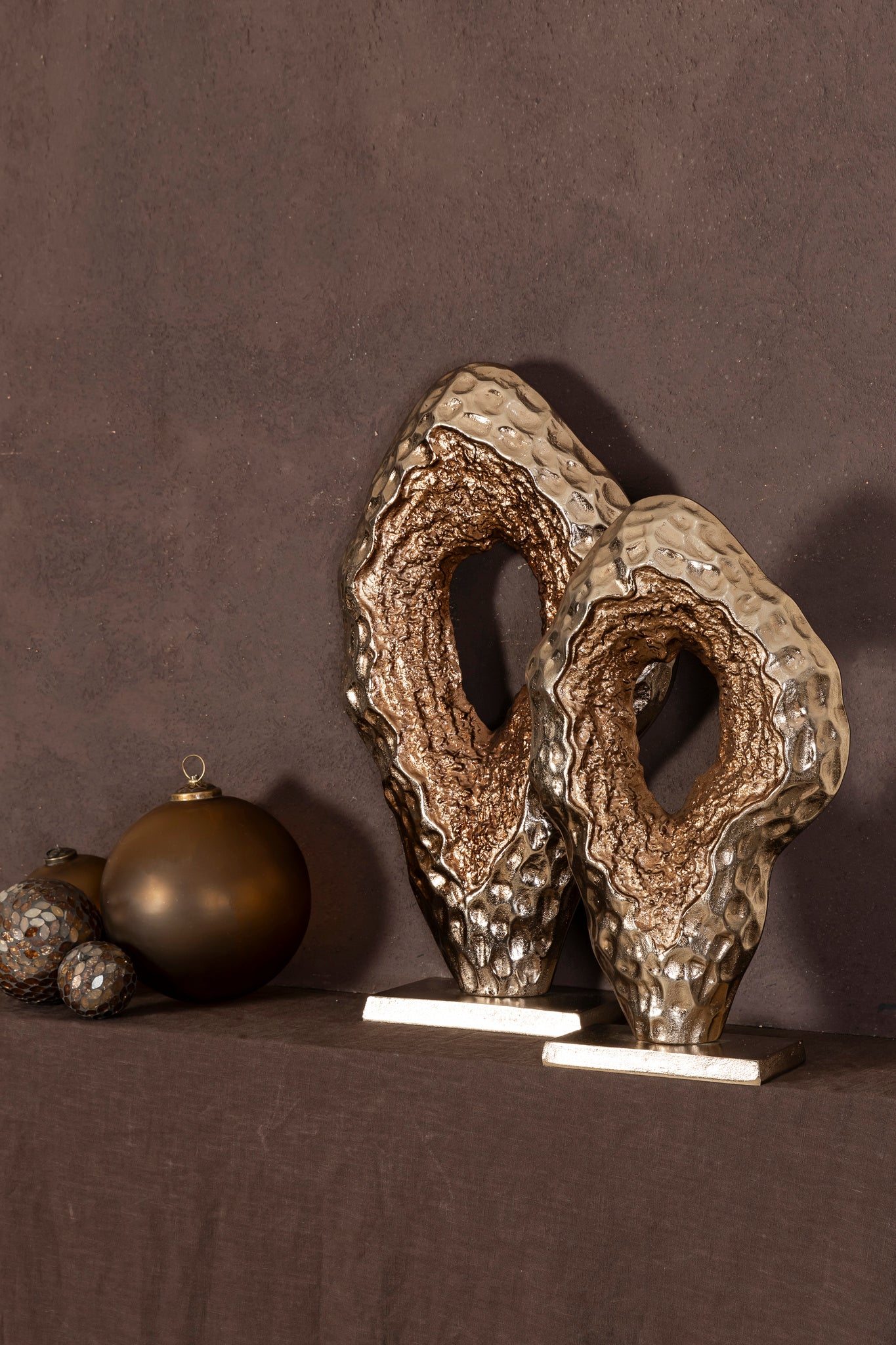 Coolan Gegoten Aluminium Beeld Ovaal S PTMD