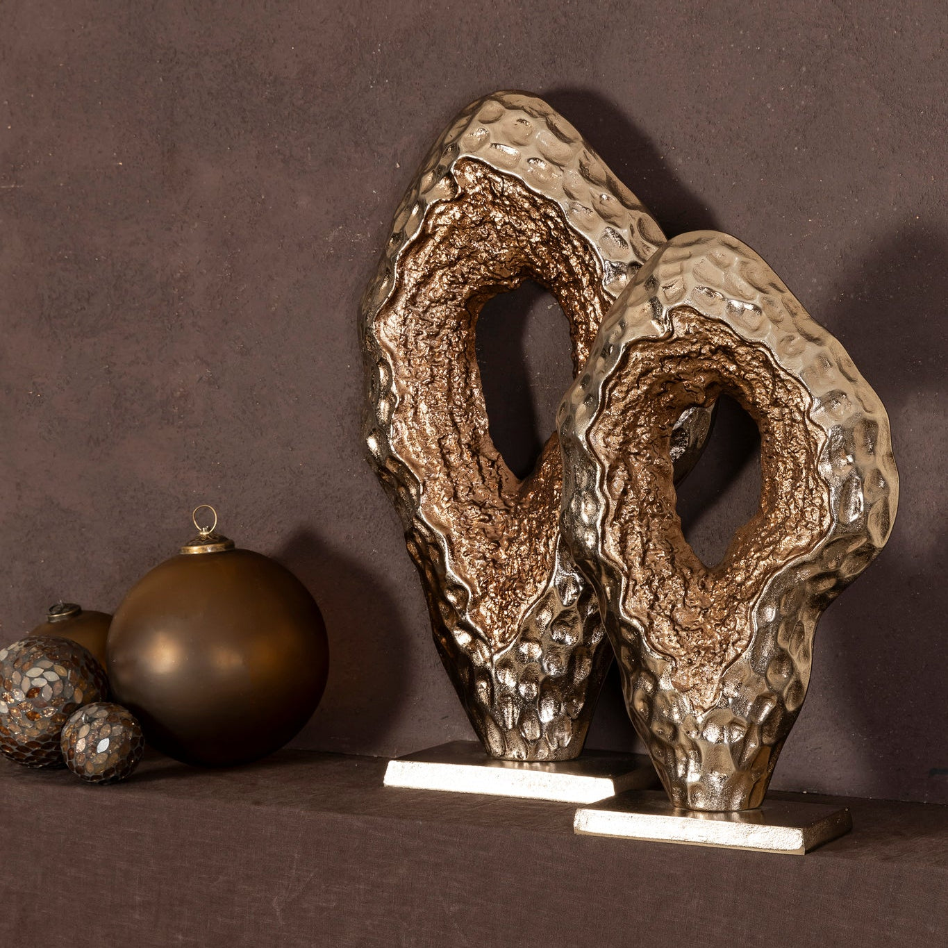 Coolan Gegoten Aluminium Beeld Ovaal L PTMD