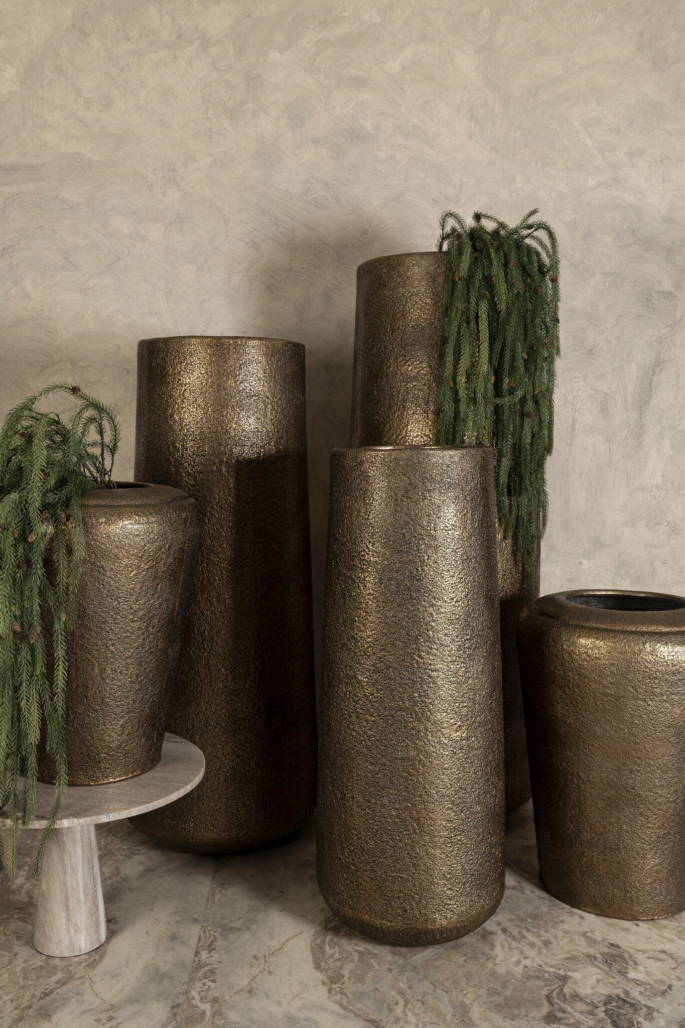 Kardine Exclusieve Antique Gouden Pot Small PTMD