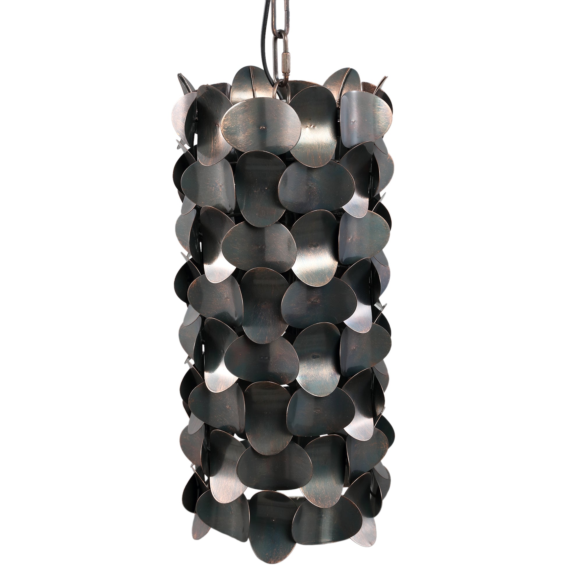 Jaye Black Iron Hanging Lamp Circle Pattern Small PTMD