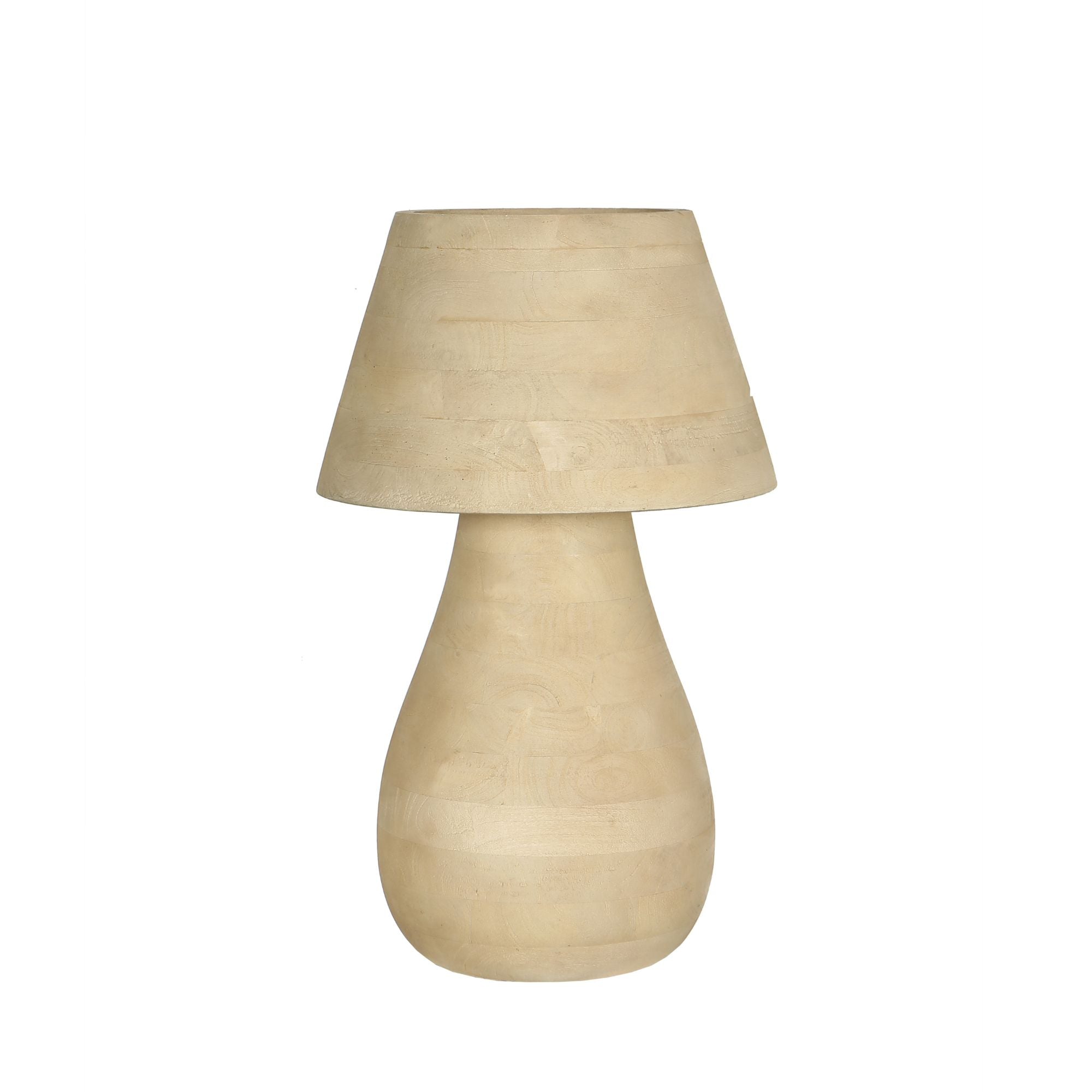 Tafellamp Peake Naturel Mangohout Large PTMD