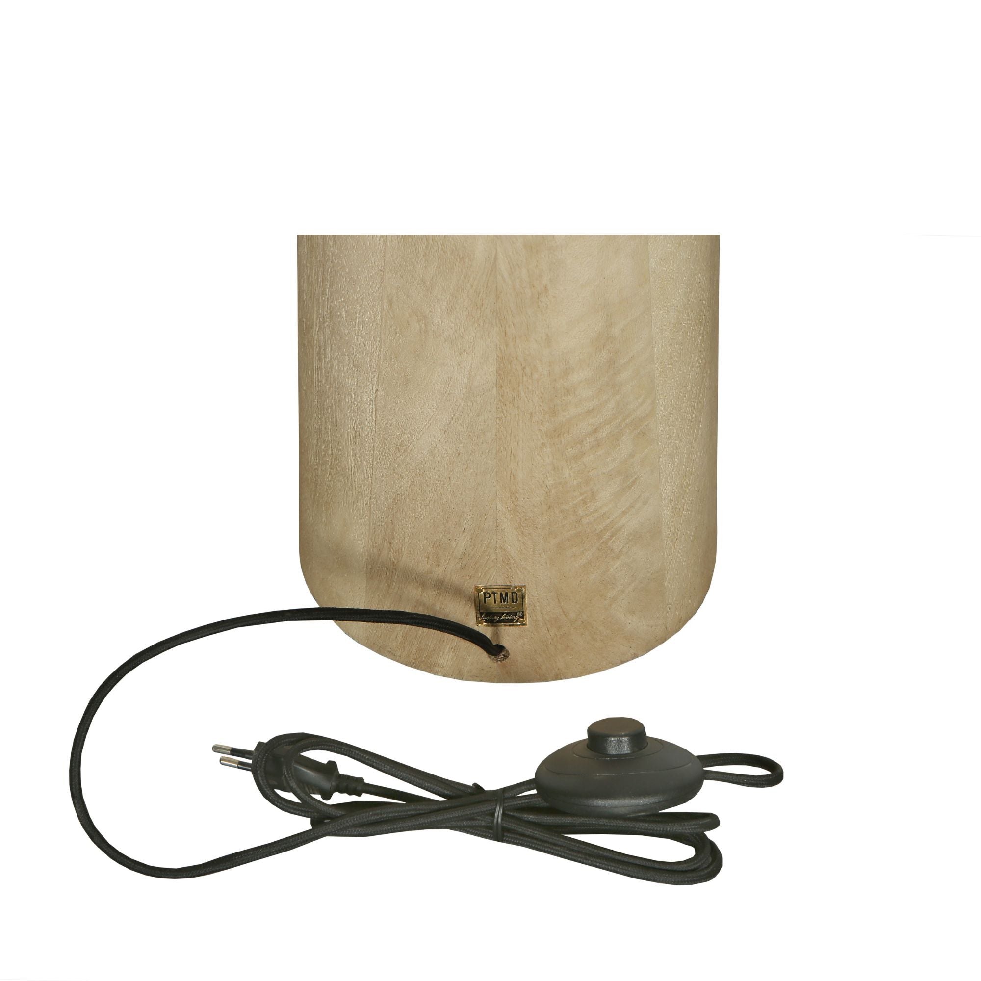 Vloerlamp Elaine Mango Houten Ronde H130cm PTMD