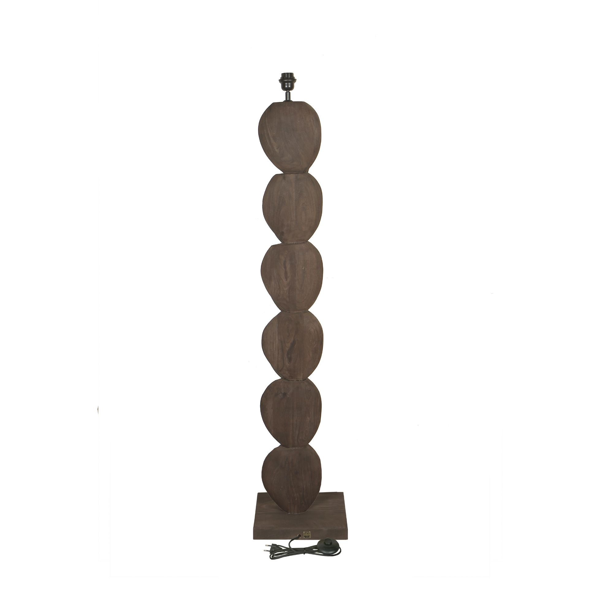 Vloerlamp Kodey Brown Mango Wood Base PTMD