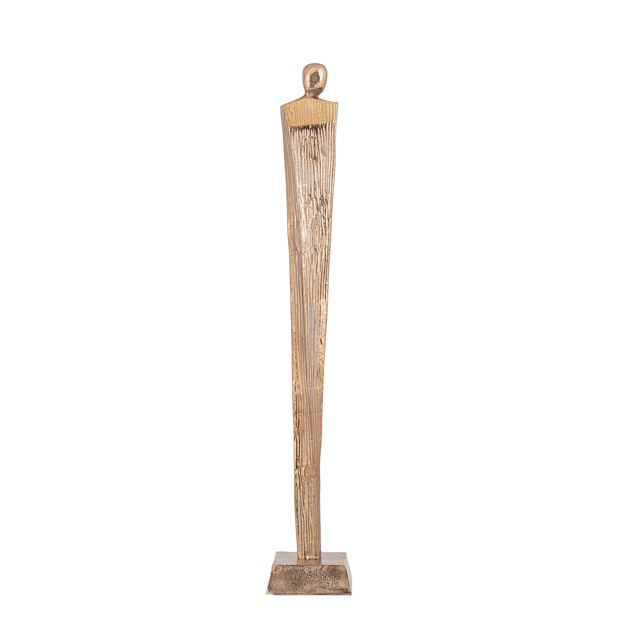 Symon BrownGold Alu Man Shape Statue L PTMD