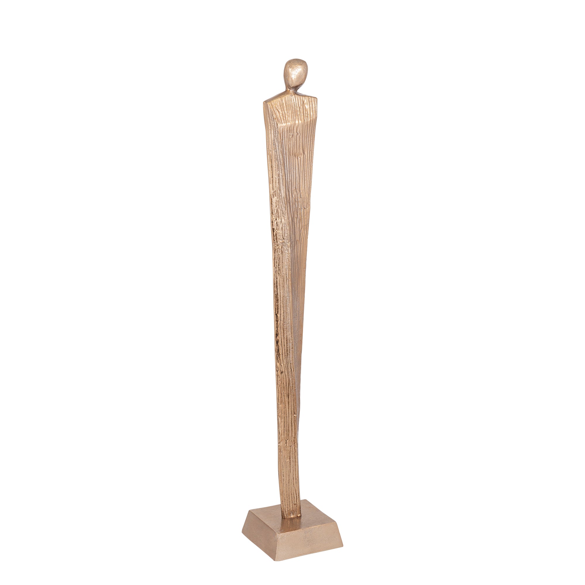 Symon BrownGold Alu Man Shape Statue L PTMD