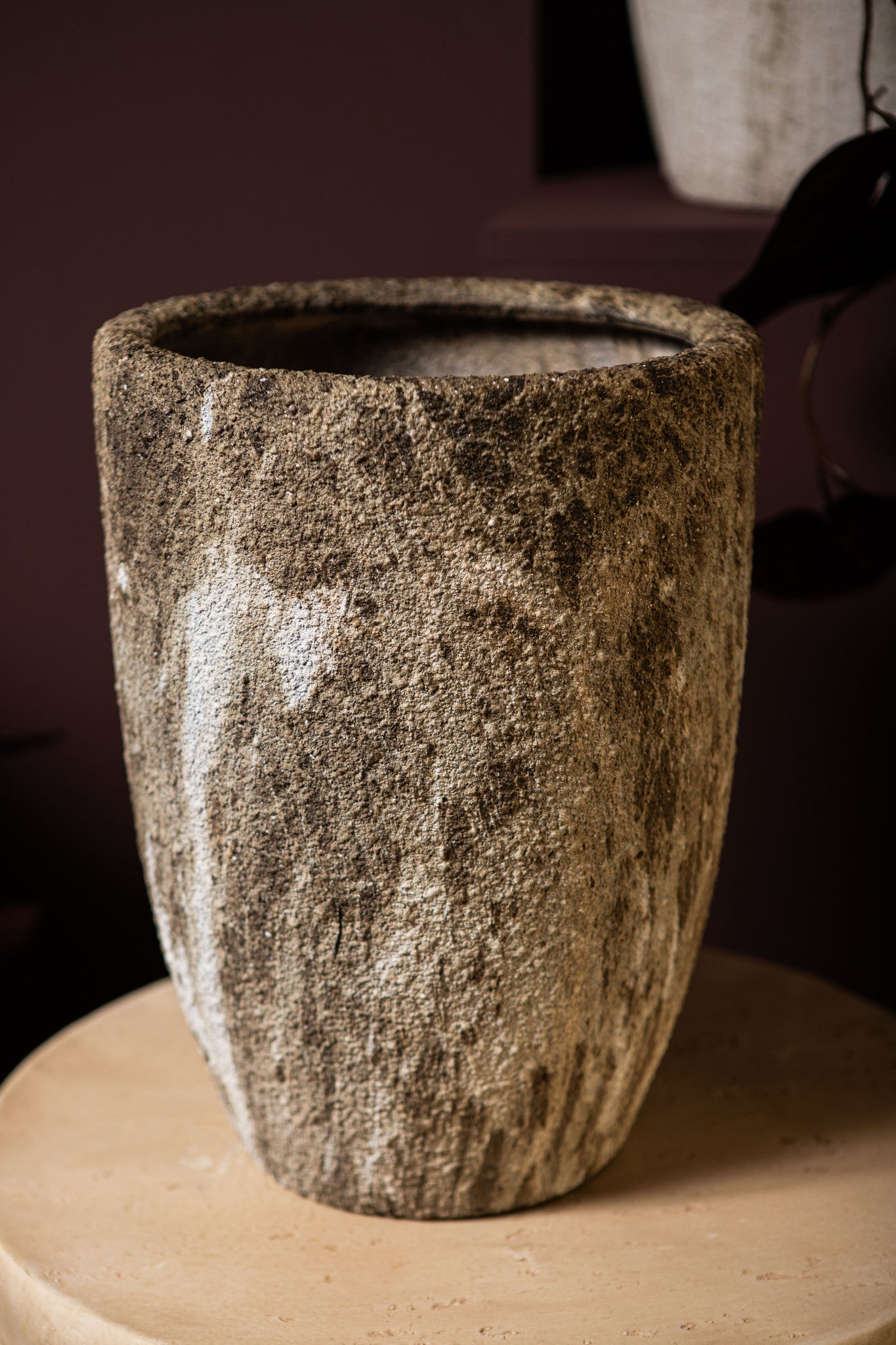 Miah Keramische Bloempotten Marmerlook Set van 3 PTMD