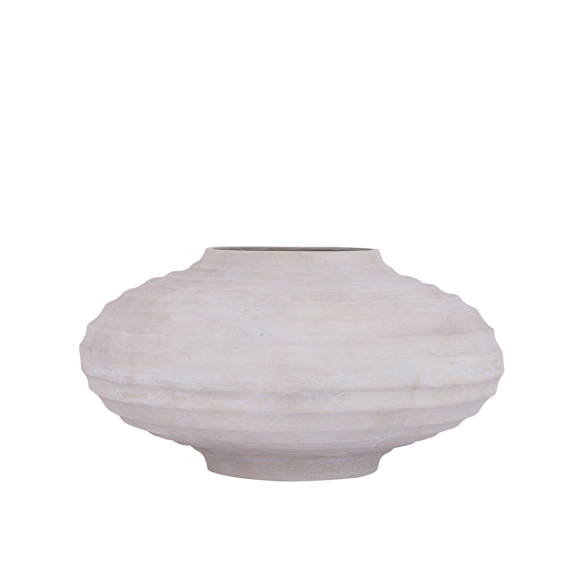 Pot Kody Beige Stone Wash casted alu ribbed pot L PTMD