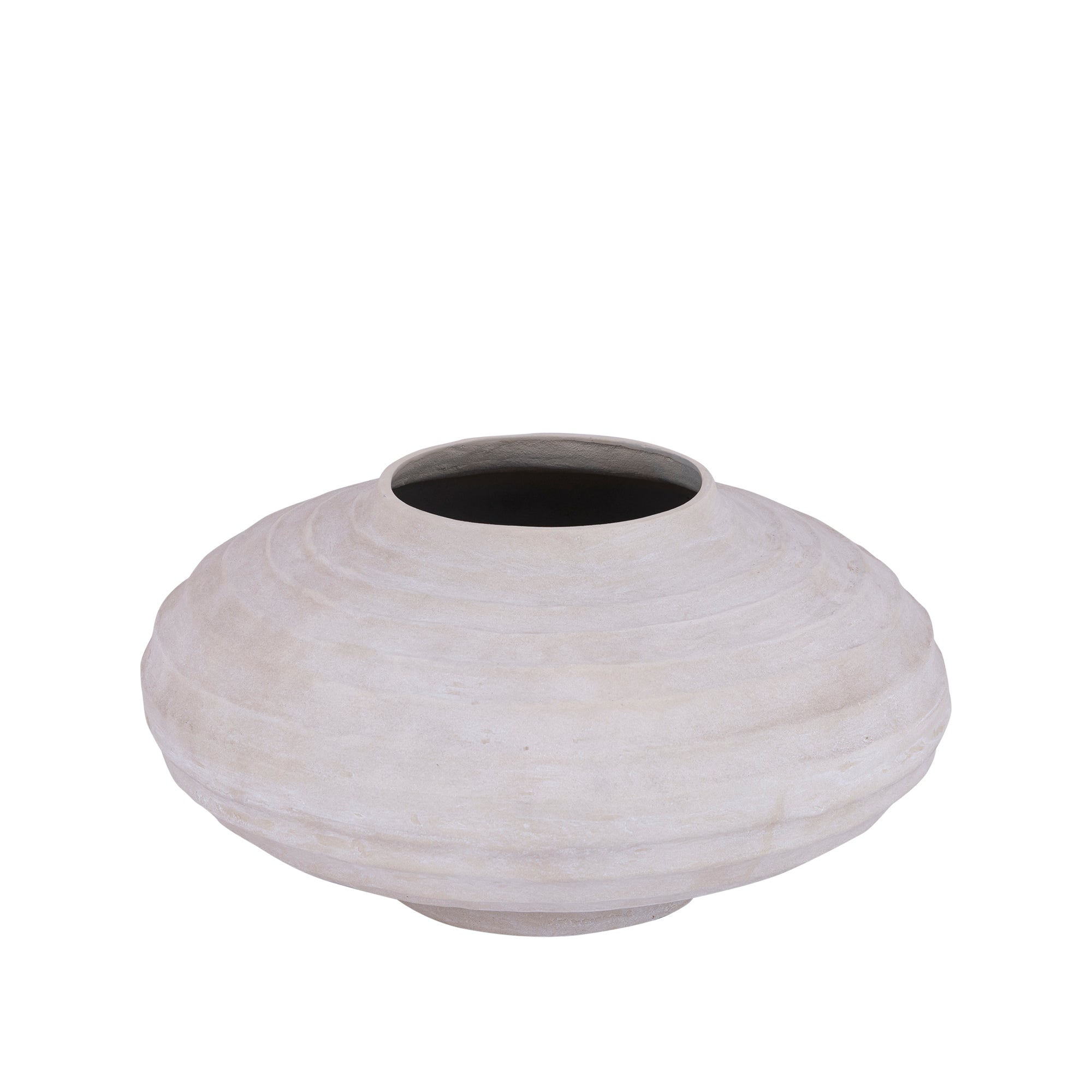 Pot Kody Beige Stone Wash casted alu ribbed pot L PTMD