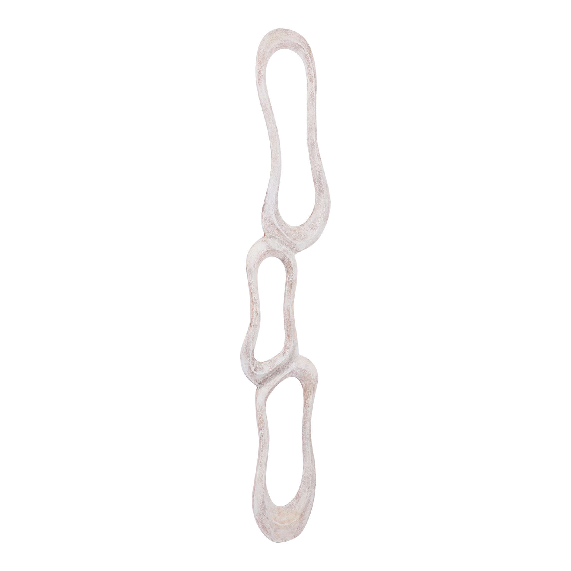 Wanddeco Camare Abstract Design Gegoten Aluminium Beige Large PTMD