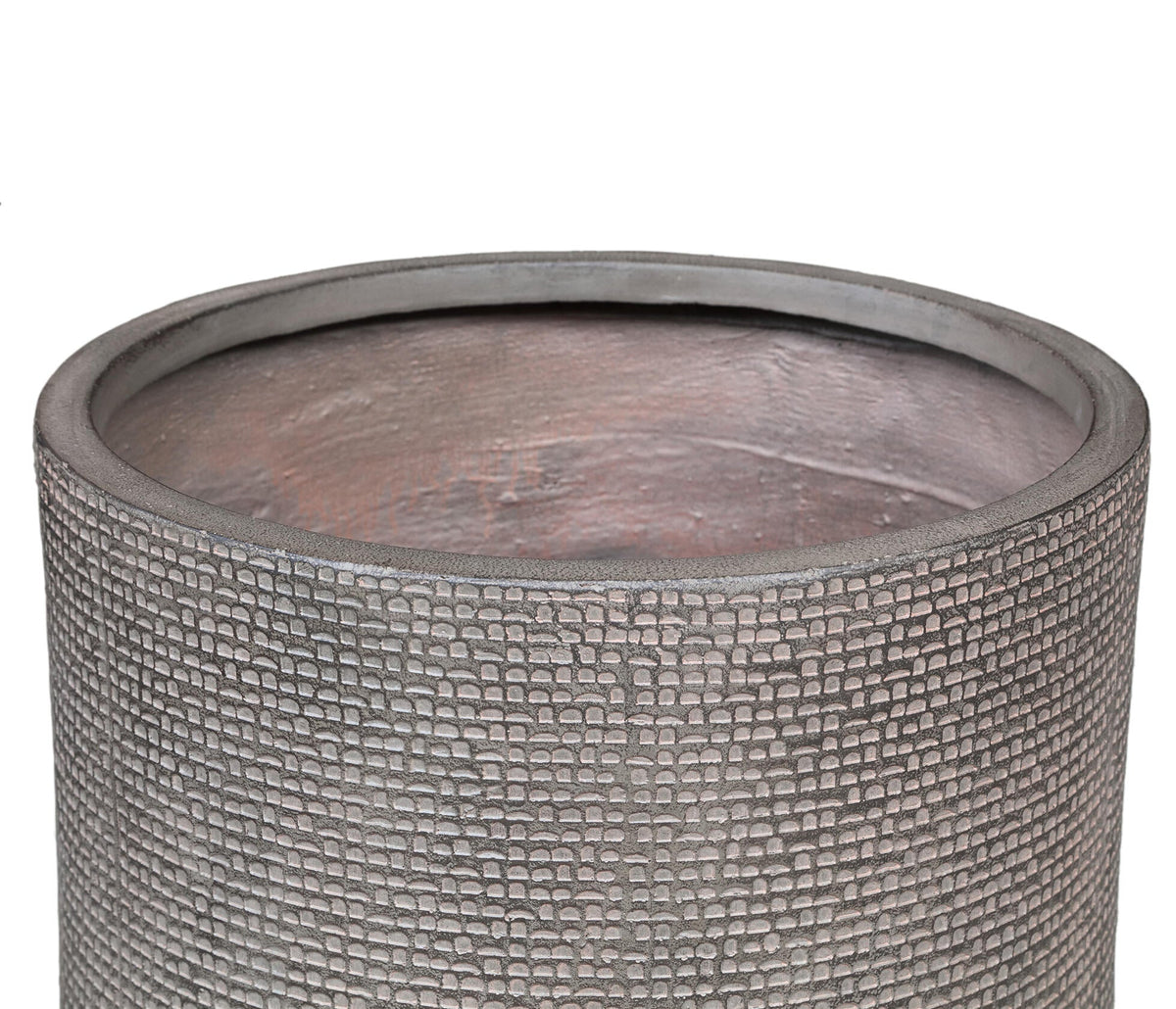 Rylon Brown GRC Pattern Pot Round High SV4 PTMD